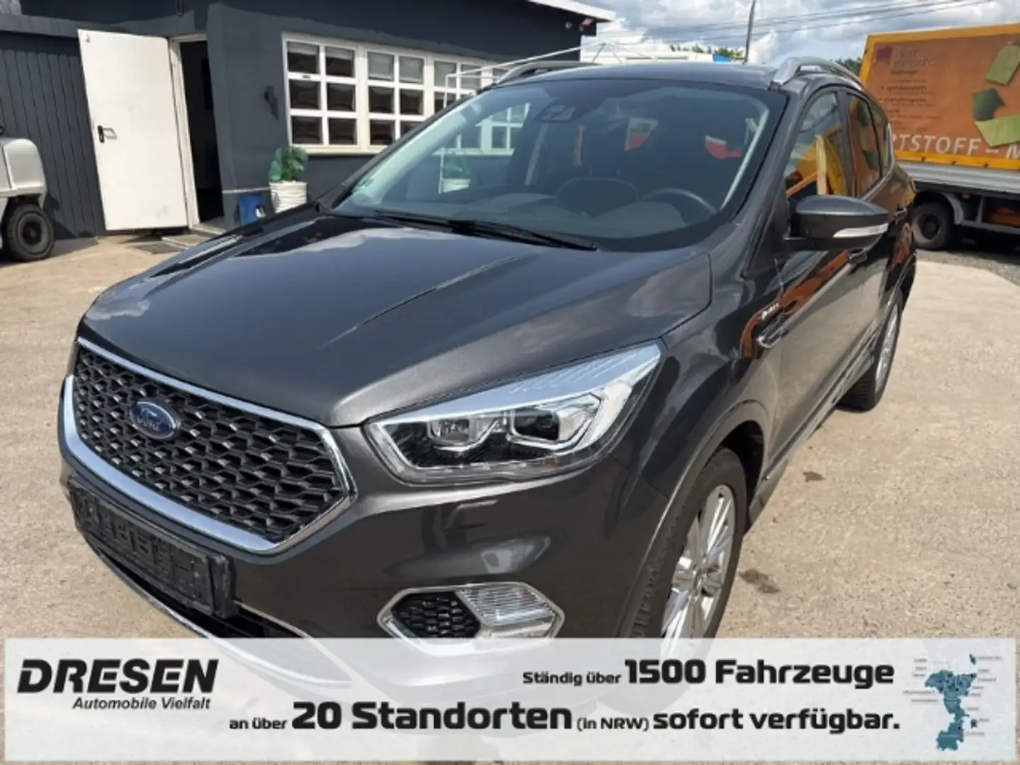 Ford Kuga Vignale 4x4 Automatik Allwetter Navi Leder Memory Grijs - 1