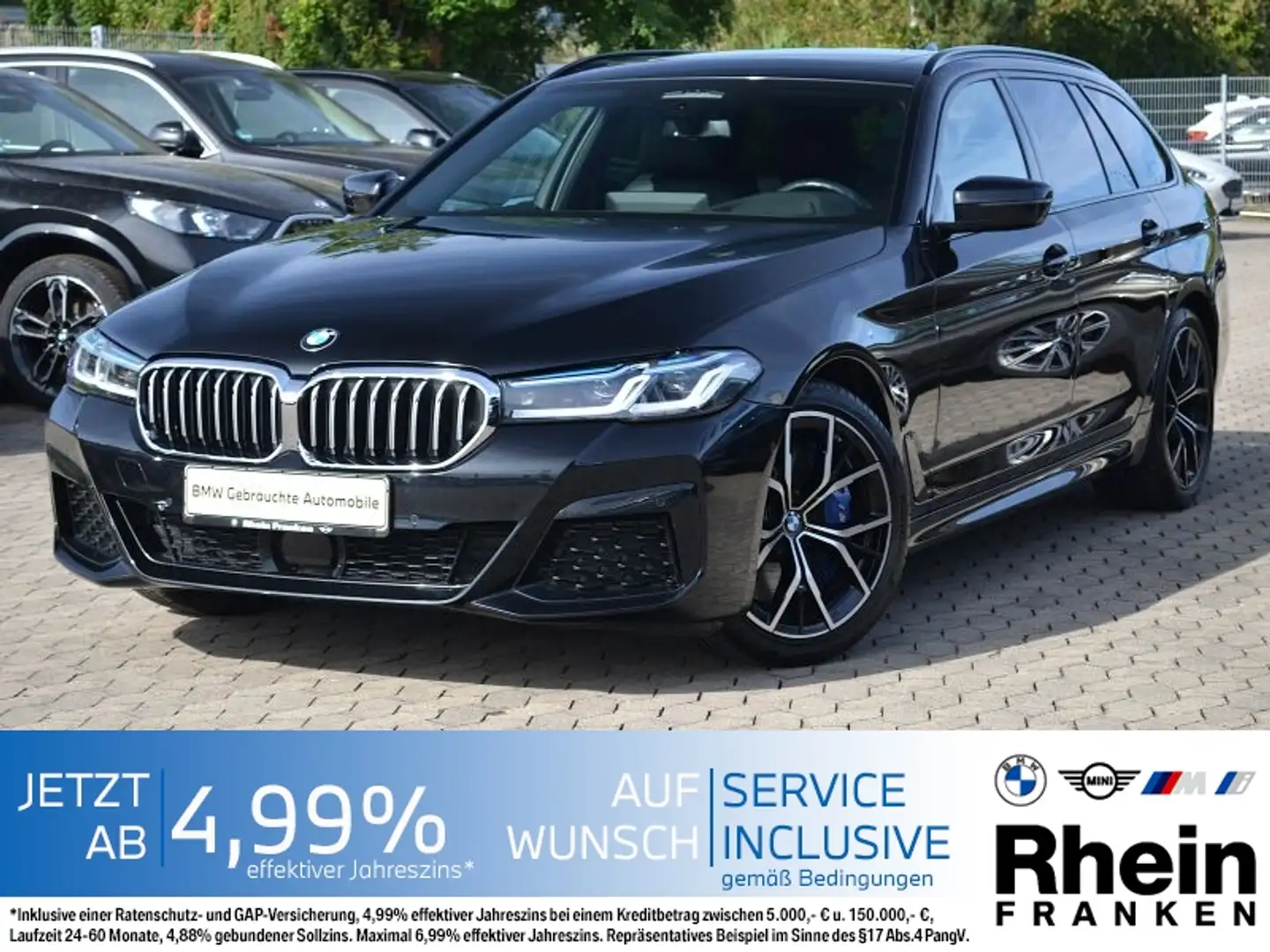 BMW 530 d Touring M Sport LiveCptPro.Laser.Massage.AC Schwarz - 1