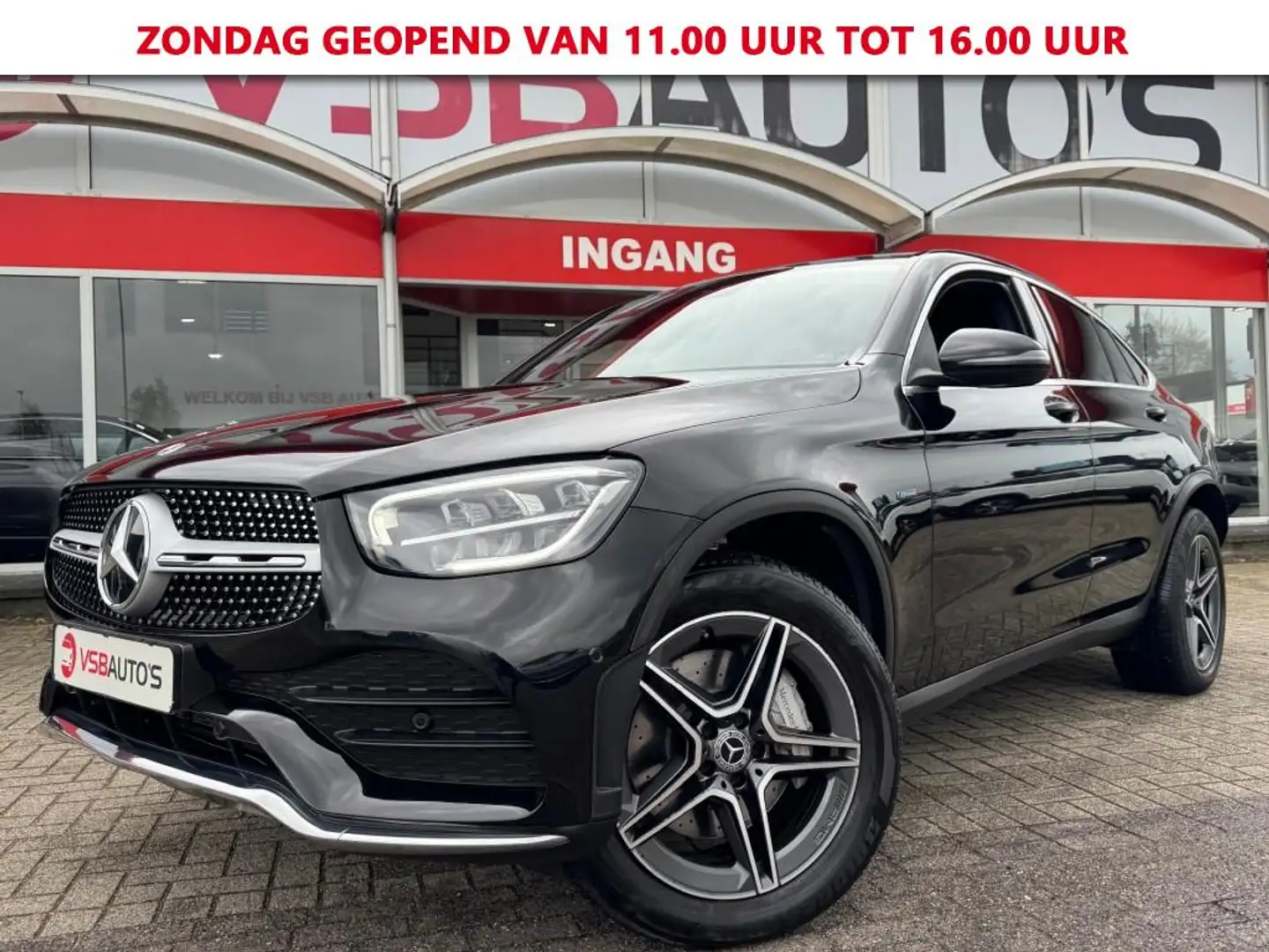 Mercedes-Benz GLC 300e COUPE AUT. 320PK AMG-PAKKET LEER NAVI CAM Noir - 1