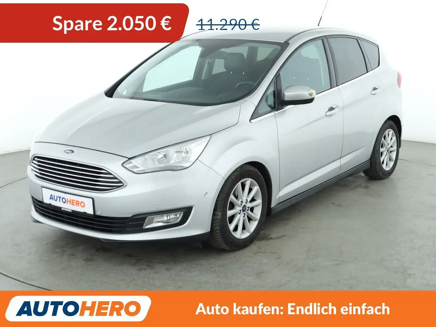 Ford C-Max 1.0 EcoBoost Titanium *NAVI*TEMPO*CAM*SHZ* Argent - 1