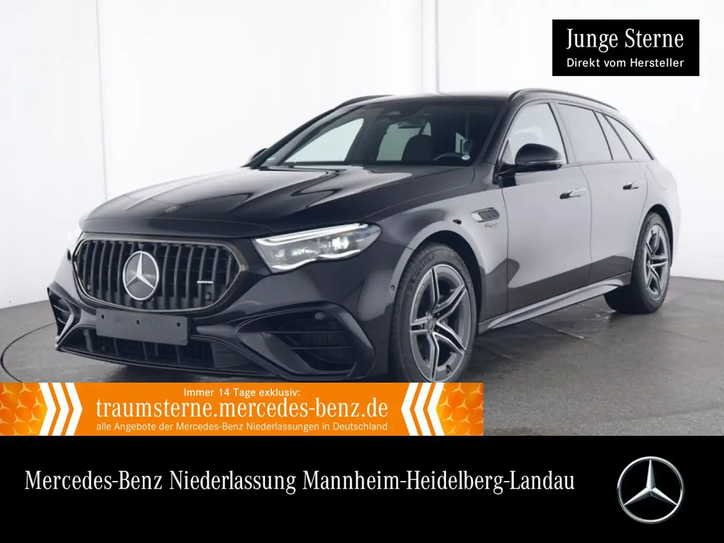 Mercedes-Benz E 53 AMG T 4M Hybrid 360° Distr. AHK Night Memory Schwarz - 1