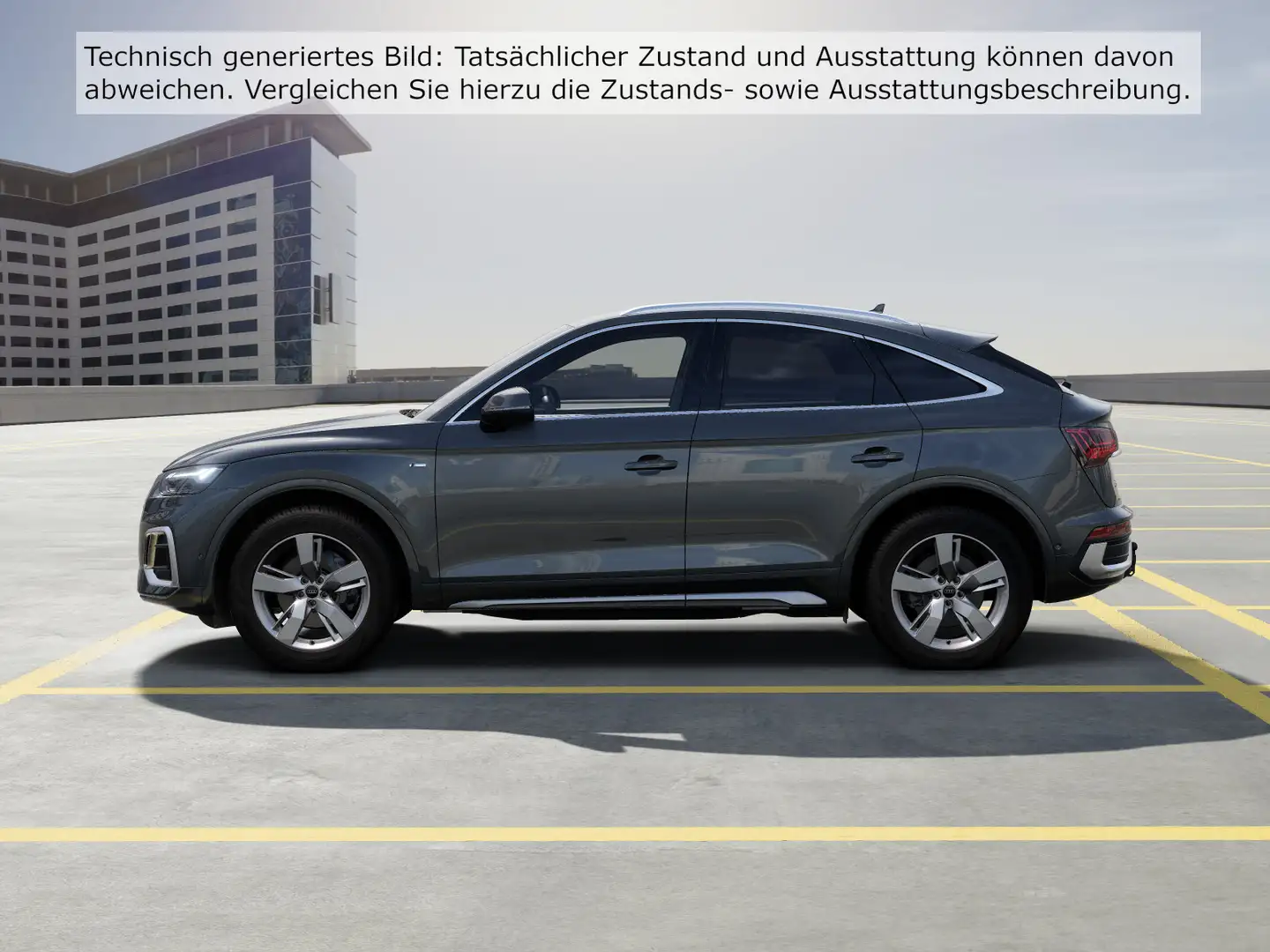 Audi Q5 40 TFSI quattro S tronic S line Mat Grau - 2