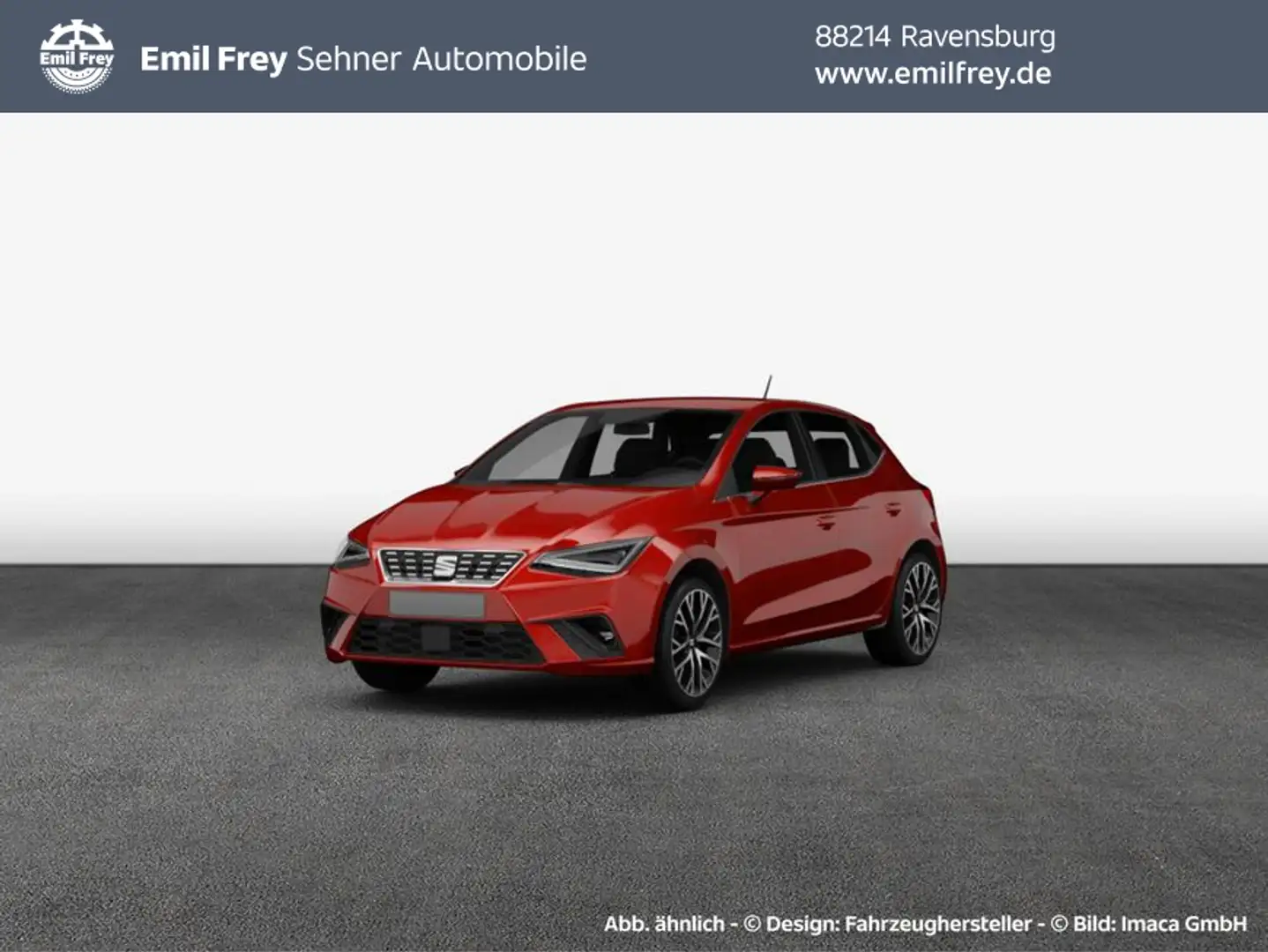 SEAT Ibiza 1.0 TSI S&S DSG FR Rouge - 1