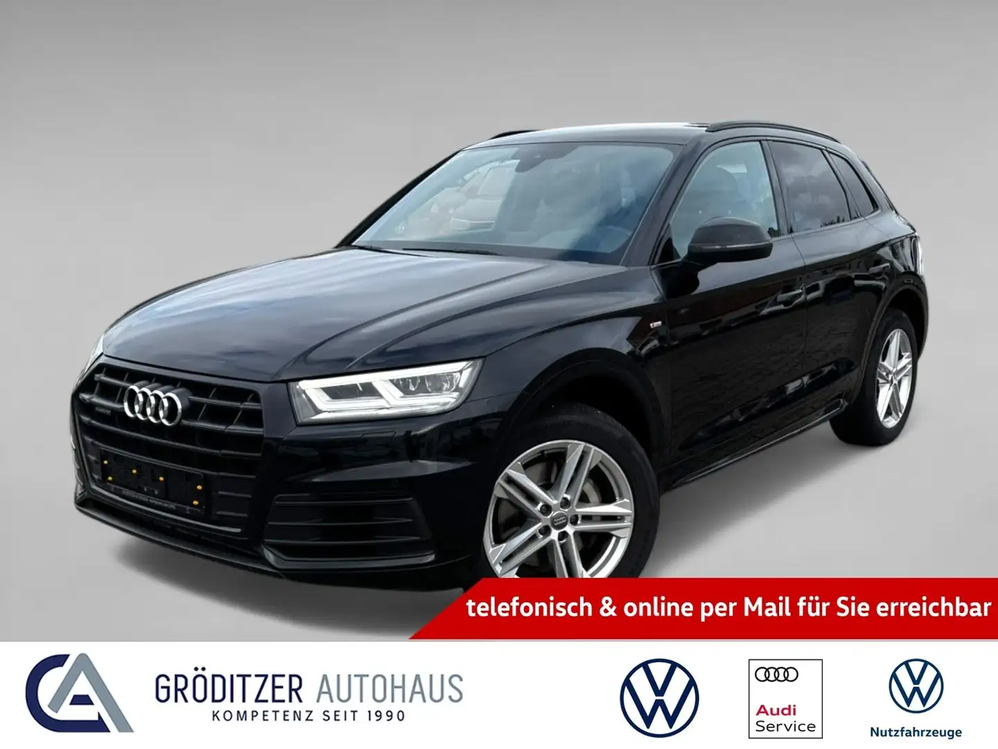 Audi Q5 45 TDI quattro AHK|LED|NAV Schwarz - 1