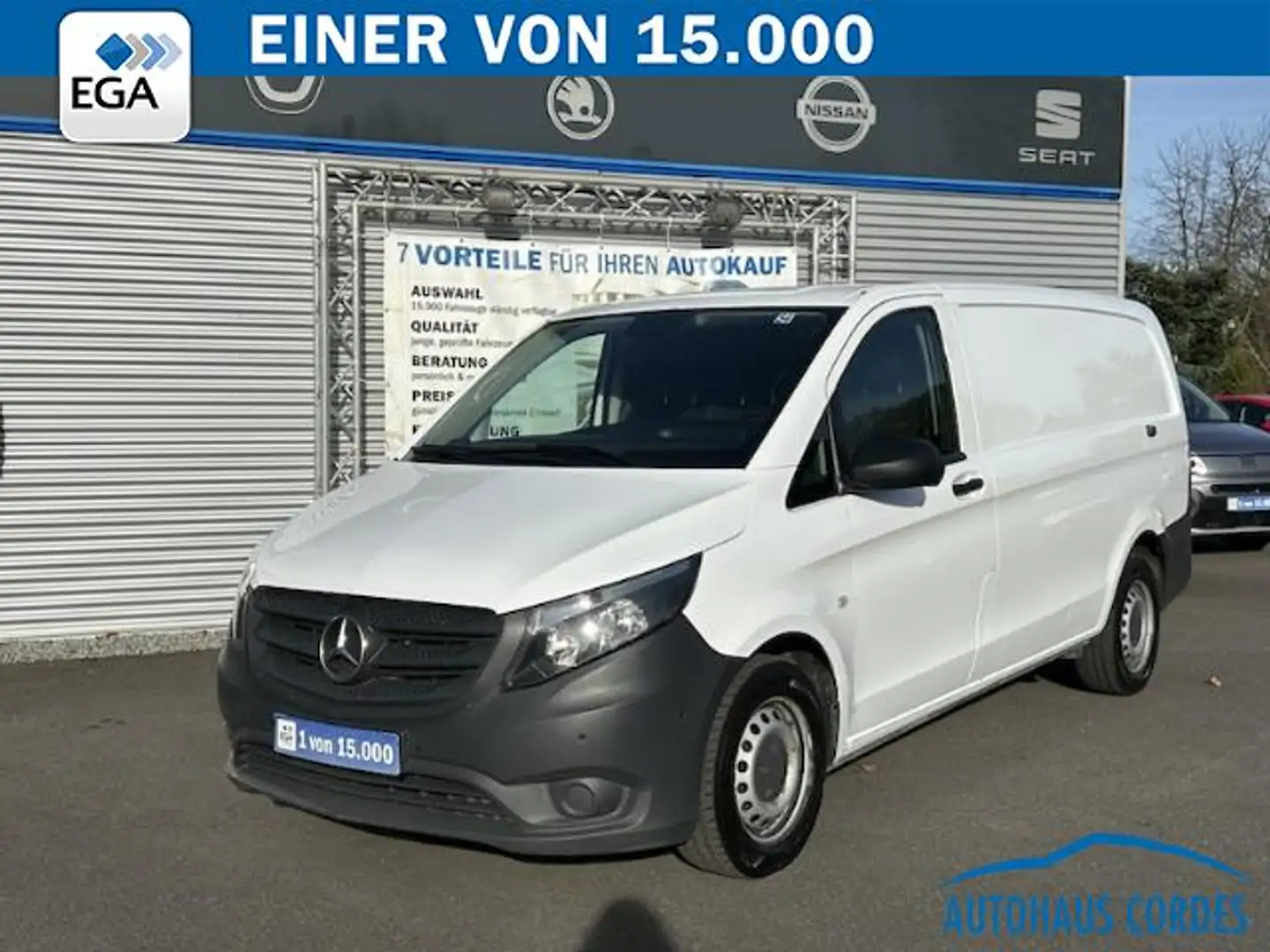 Mercedes-Benz Vito 114 CDI LANG VA BASE KLIMA*BTH*PDC*TEMPOMAT*A Weiß - 1