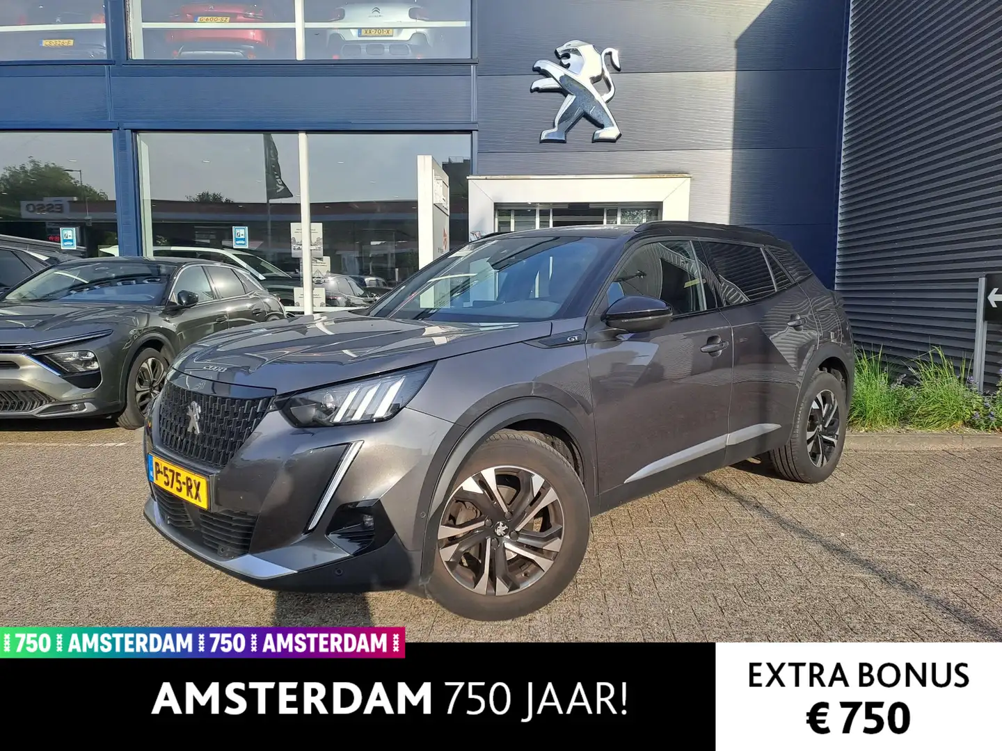 Peugeot 2008 1.2 PureTech GT Gris - 1