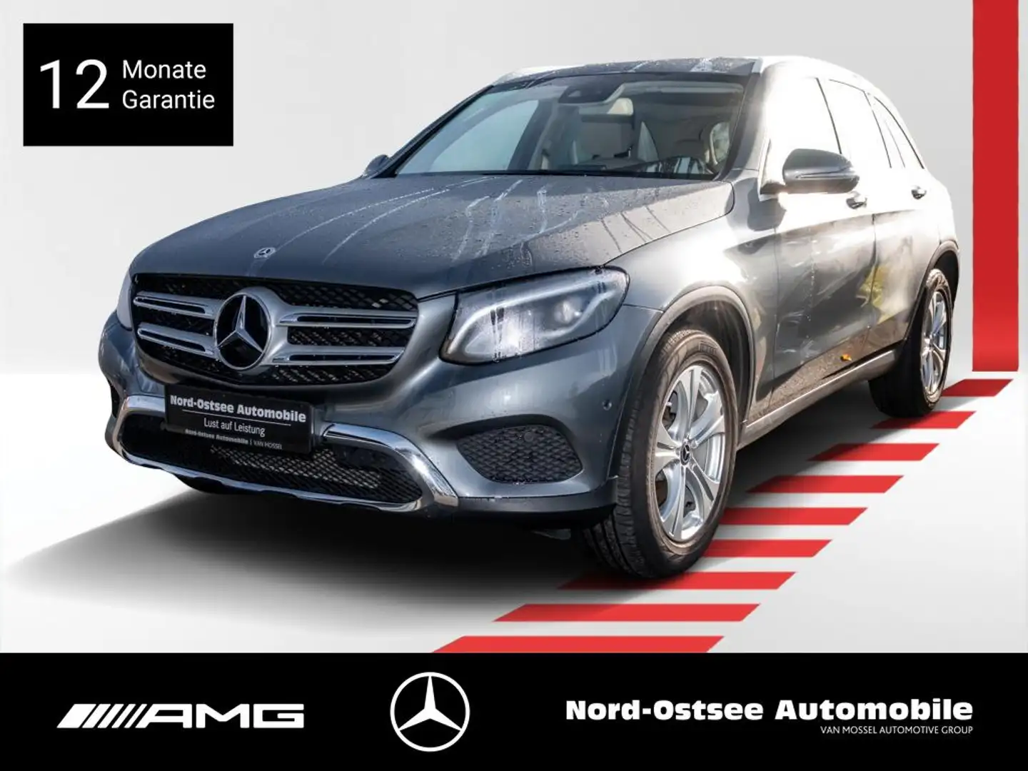 Mercedes-Benz GLC 250 4M EXCLUSIVE NAVI TEMPO LED AHK KAMERA Grau - 1