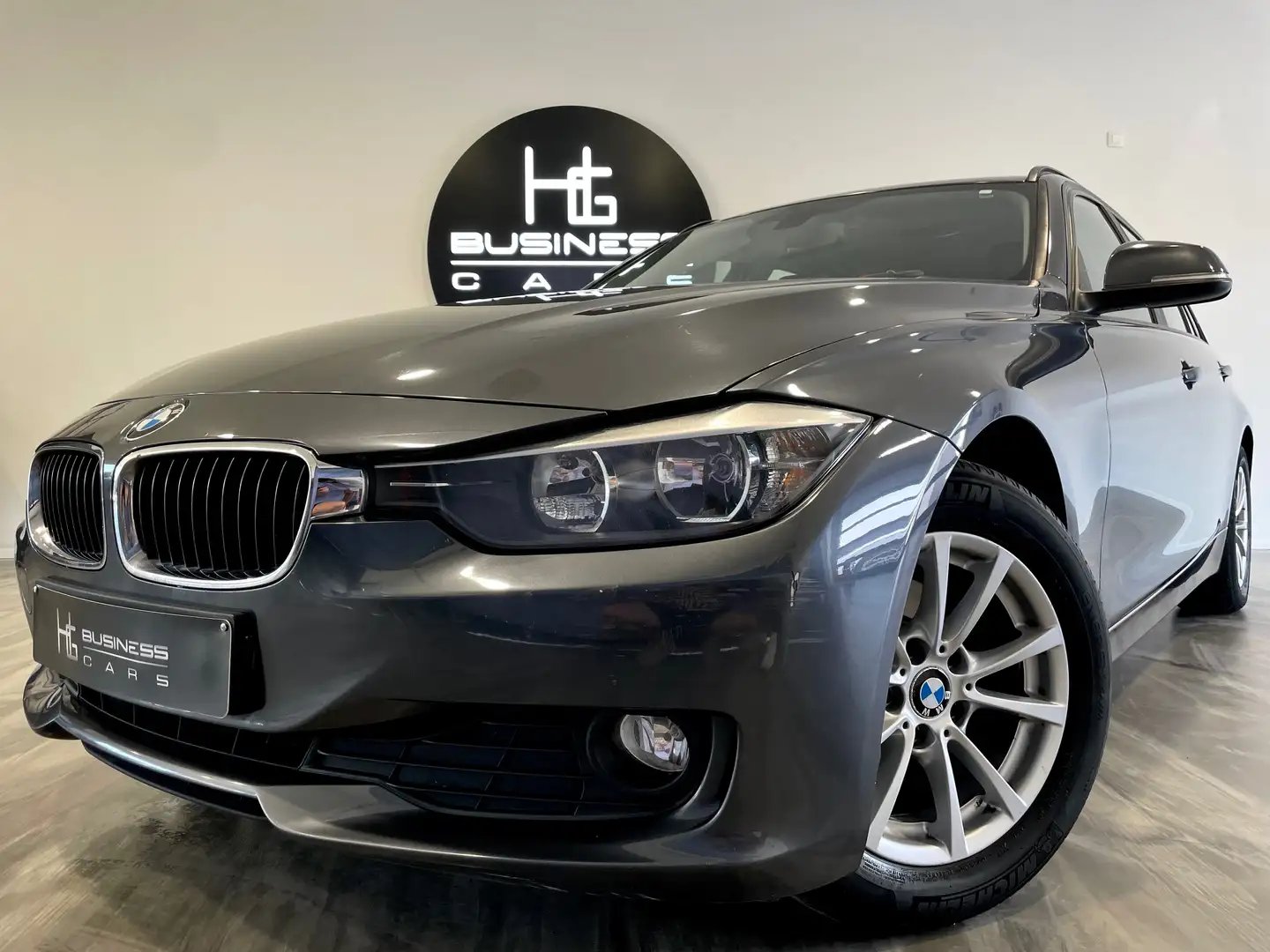 BMW 316 dA/ TOURING/ CUIR/ GPS/ CLIM/ HAYON ELECTRIQUE Gris - 1