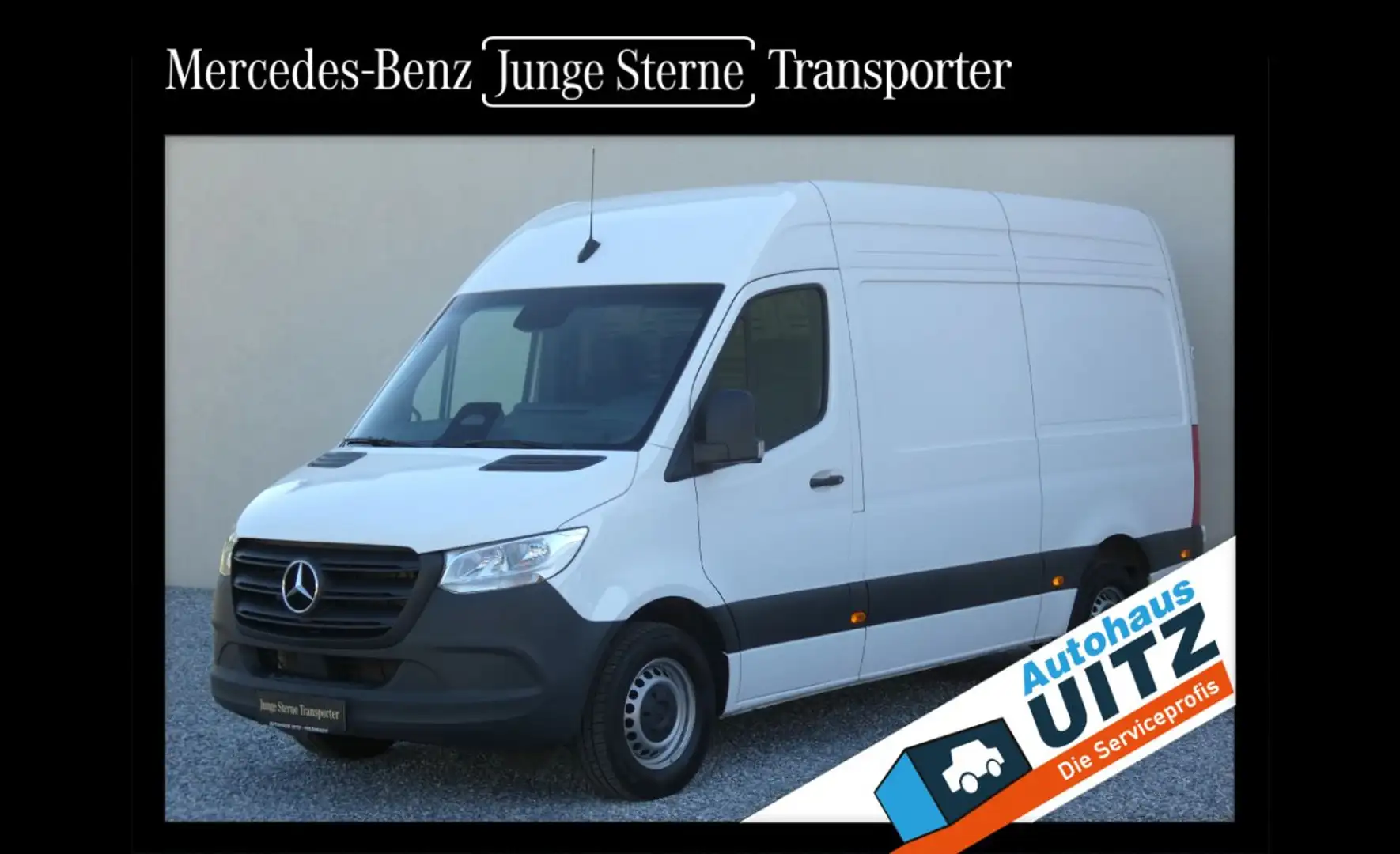 Mercedes-Benz Sprinter PRO 317 CDI +AHK+RFK+SHZ+MBUX+Klima Weiß - 1