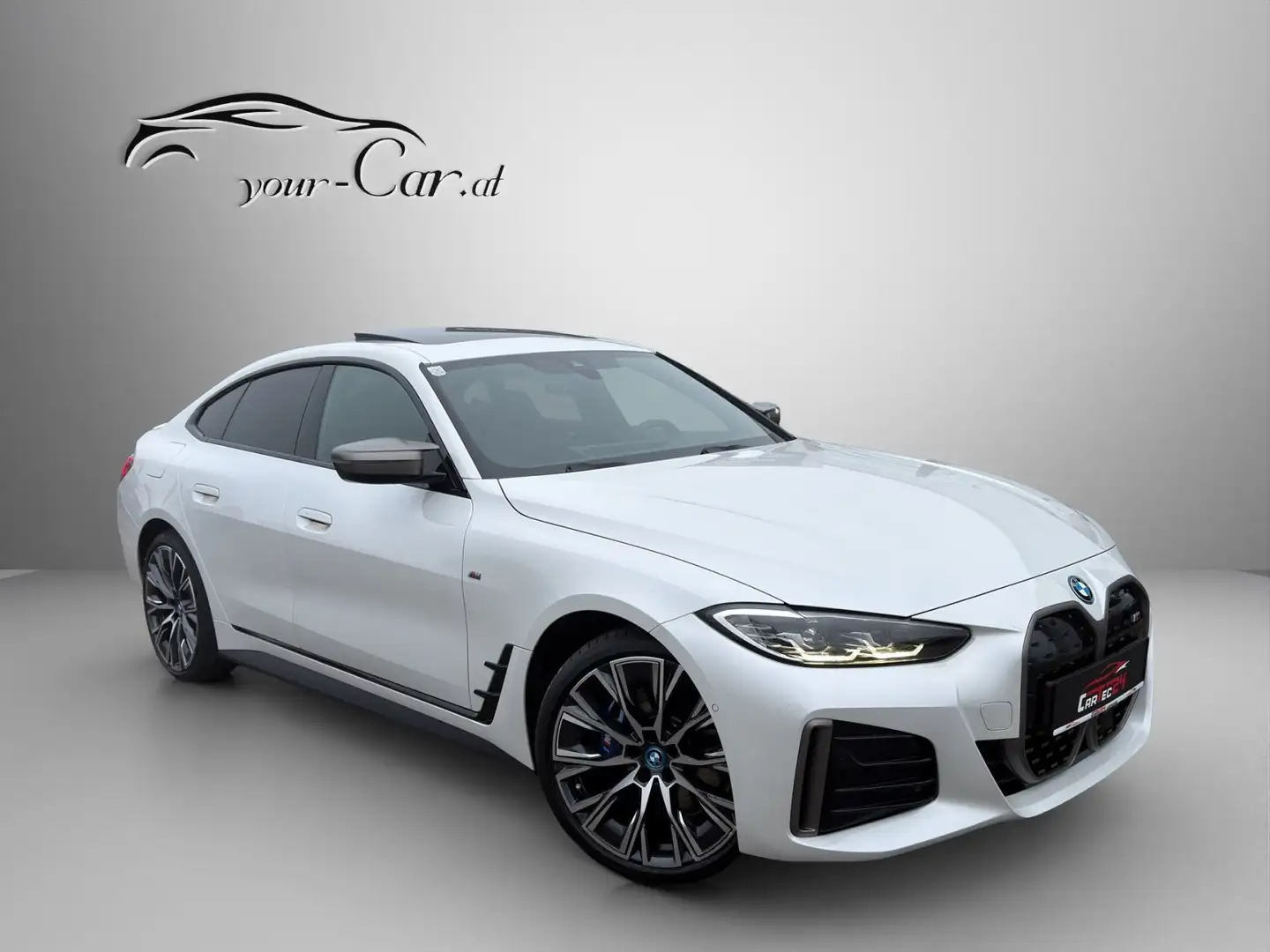 BMW i4 M50 xDrive Gran Coupé *20", SD, HUD, ACC, H/K* Blanc - 1