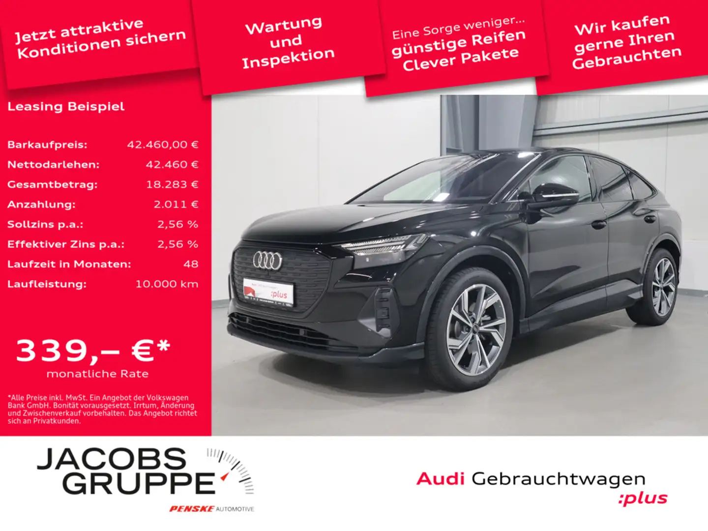 Audi Q4 e-tron Schwarz - 1