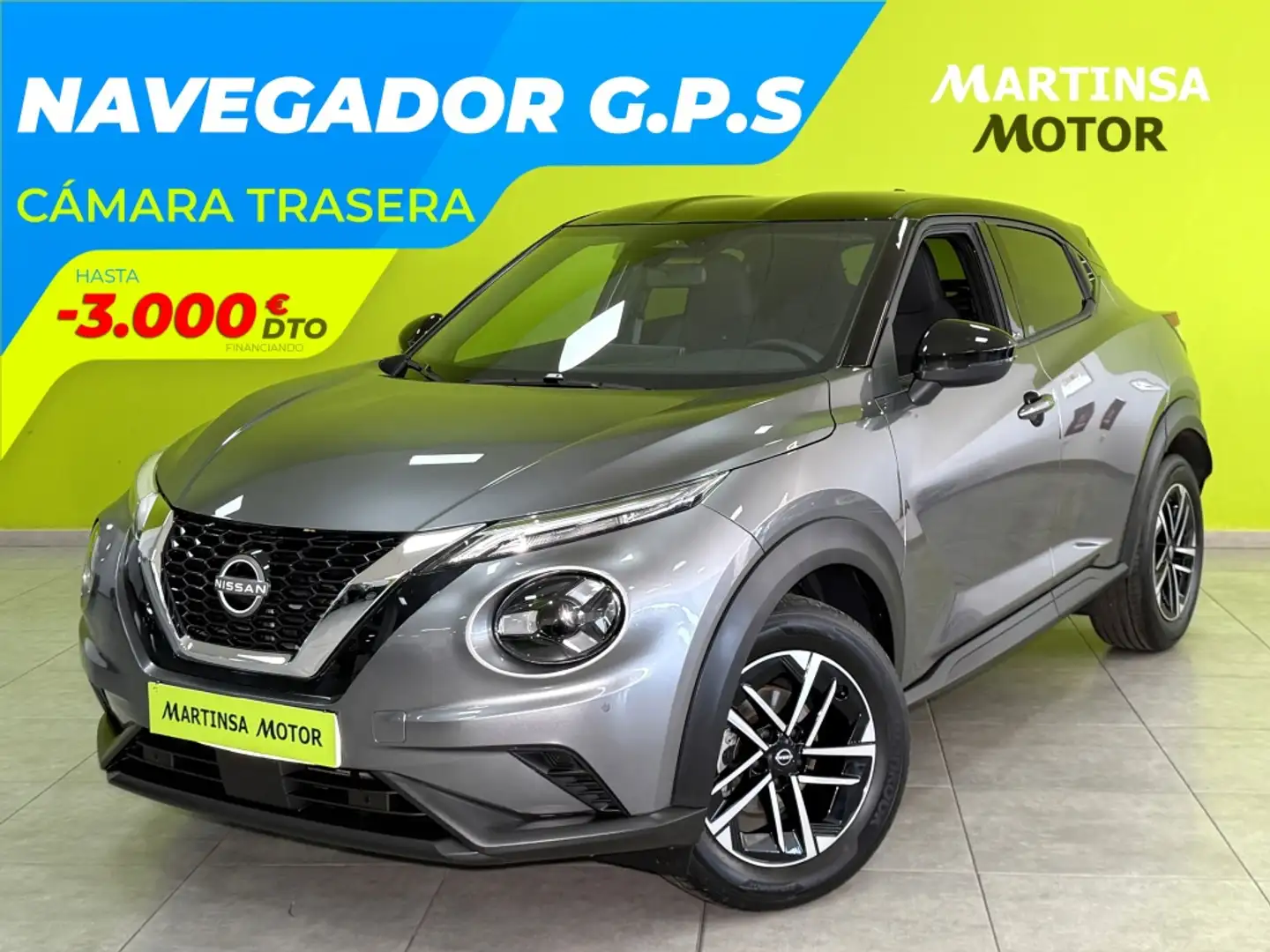 Nissan Juke 1.0 DIG-T N-Connecta 4x2 DCT 7 84kW Gris - 1