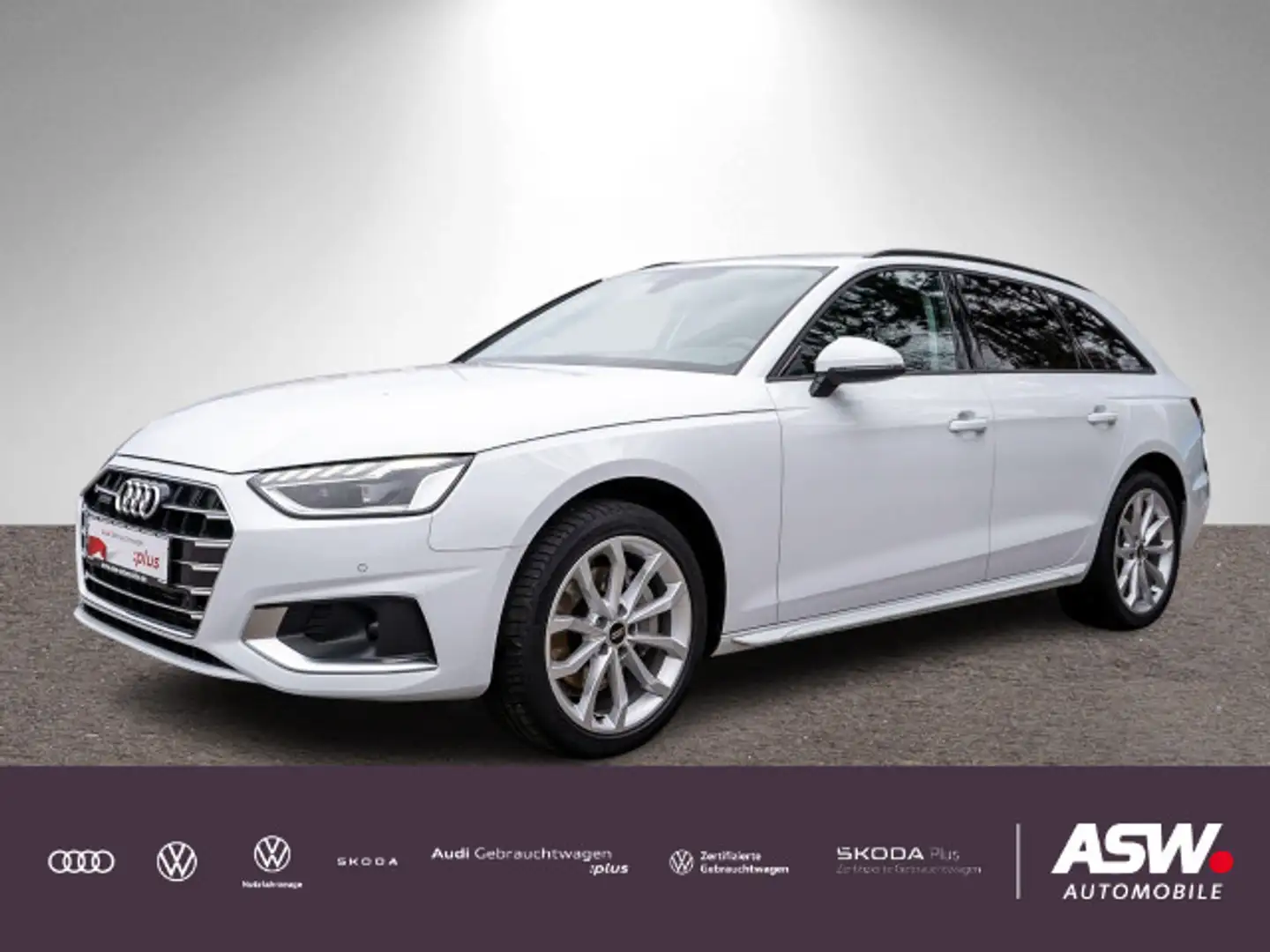 Audi A4 advanced 40TFSI quattr Navi LED StandHz Wit - 1