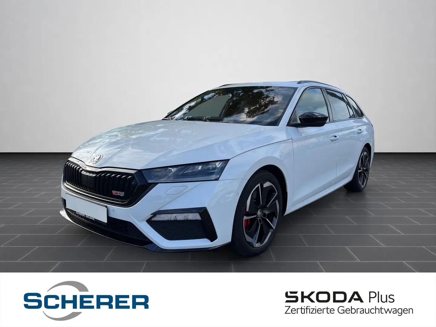 Skoda Octavia Combi 2.0 TSI DSG RS HuD+DCC+Pano+ACC+Ka Weiß - 1