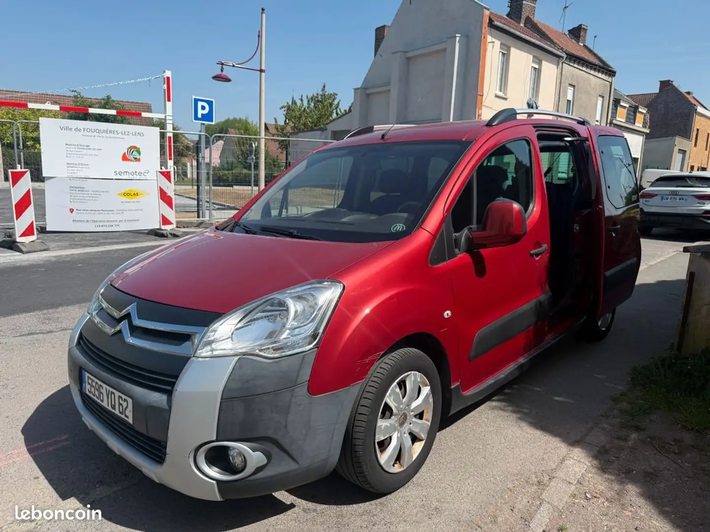 Citroen Berlingo XTR 1.6 HDI 110cv 5places Clim-Radar-1ere Main Rouge - 2