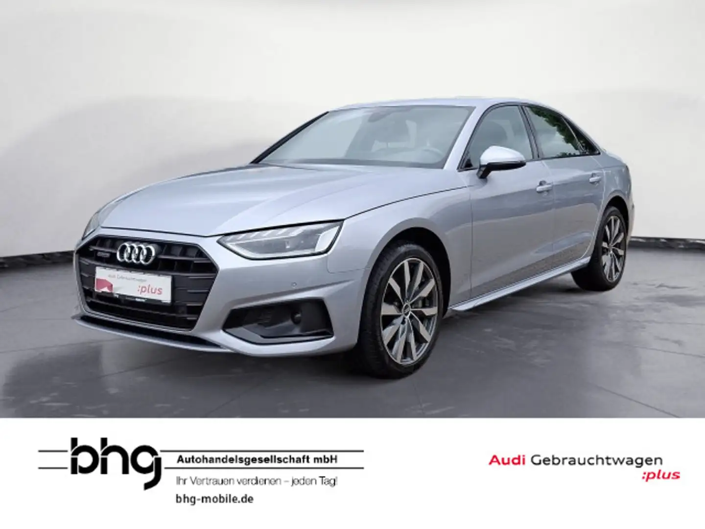 Audi A4 40 TDI quattro S tronic advanced Silber - 1