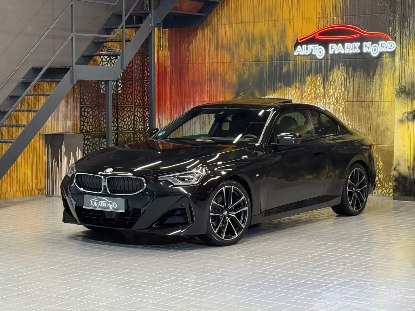 BMW 220 i Coupe M Sport Aut. LED~EL.GSD~HEADUP~KAMERA Schwarz - 1