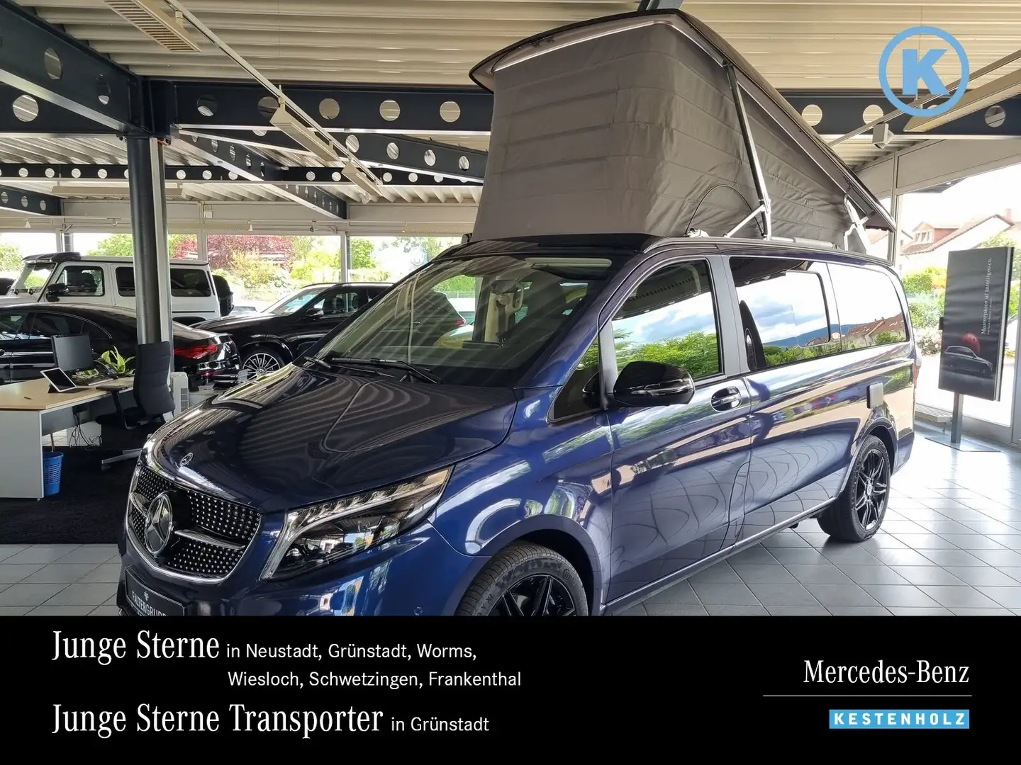 Mercedes-Benz Marco Polo Marco Polo 300d Edition-2023 VOLL+ALLRAD+AMG+AHK Blau - 1