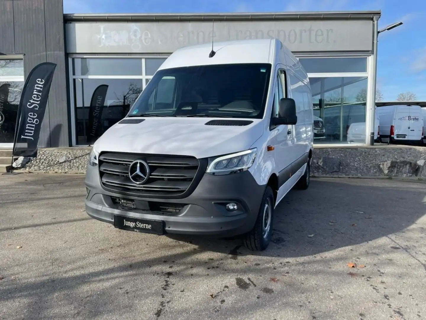 Mercedes-Benz Sprinter 317 CDI KA/PRO/FACELIFT/L2H2/MBUX/NAVI/KLIMA/AUTOM Blanc - 2