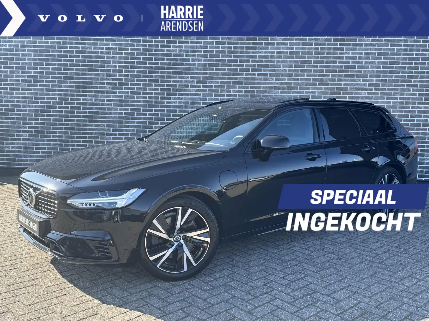 Volvo V90 Recharge T6 AWD R-Design | Harman Kardon audio | 3 Zwart - 1