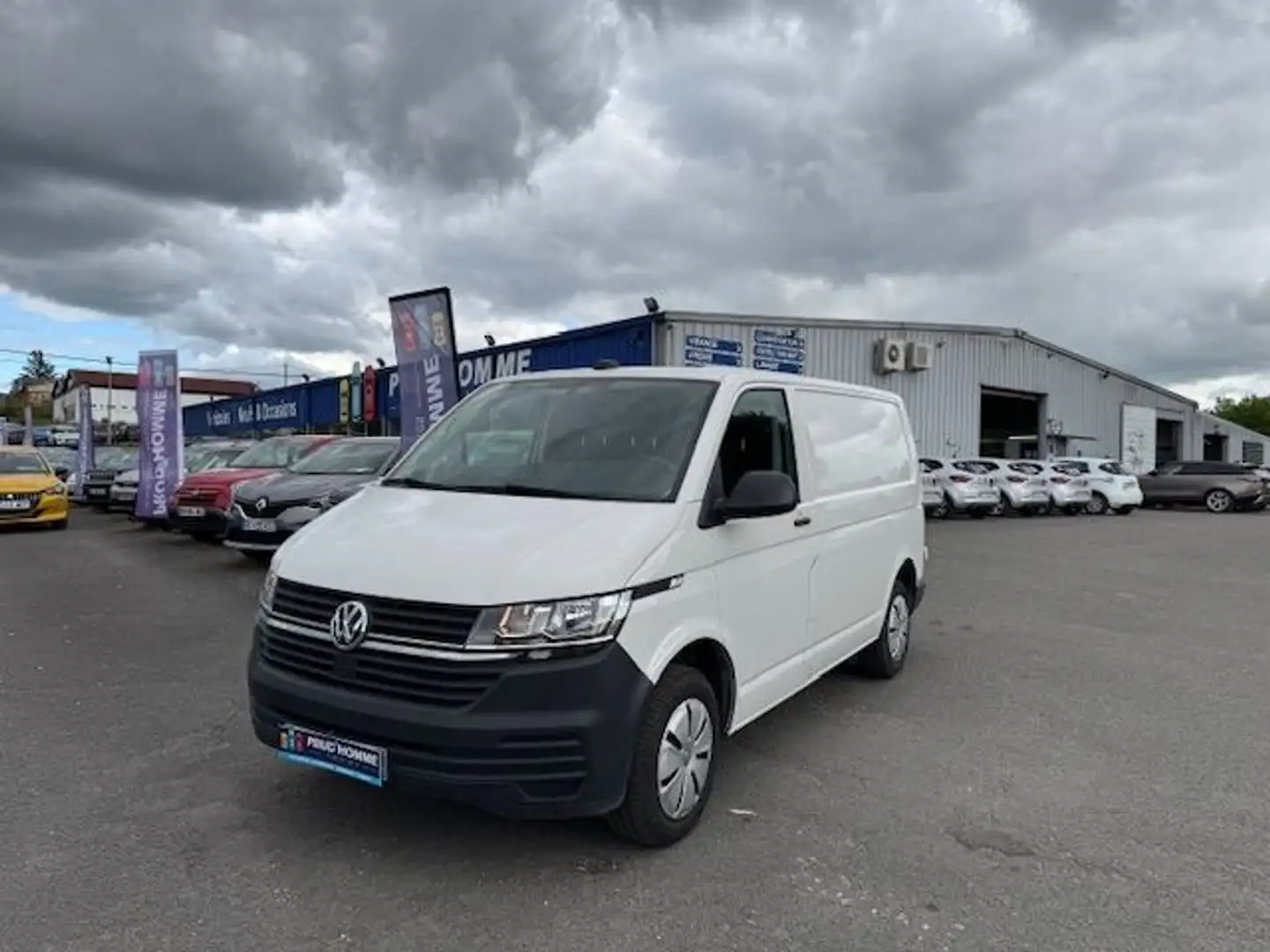 Volkswagen Transporter 2.8T L1H1 2.0 TDI 110CH BUSINESS Blanc - 1