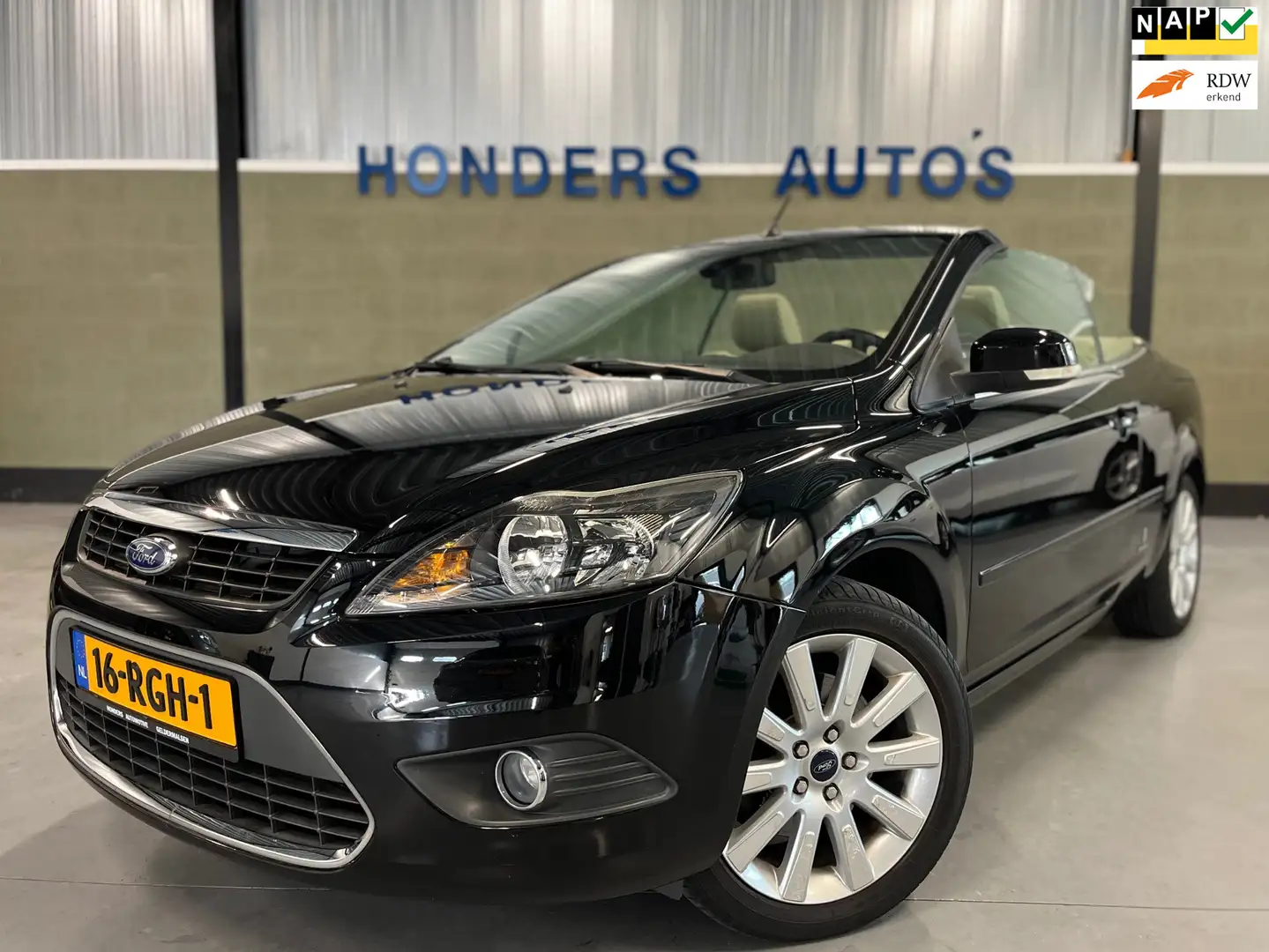 Ford Focus CC Coupé-Cabriolet 2.0 Limited AUT I TREKHAAK I PARKE Zwart - 1