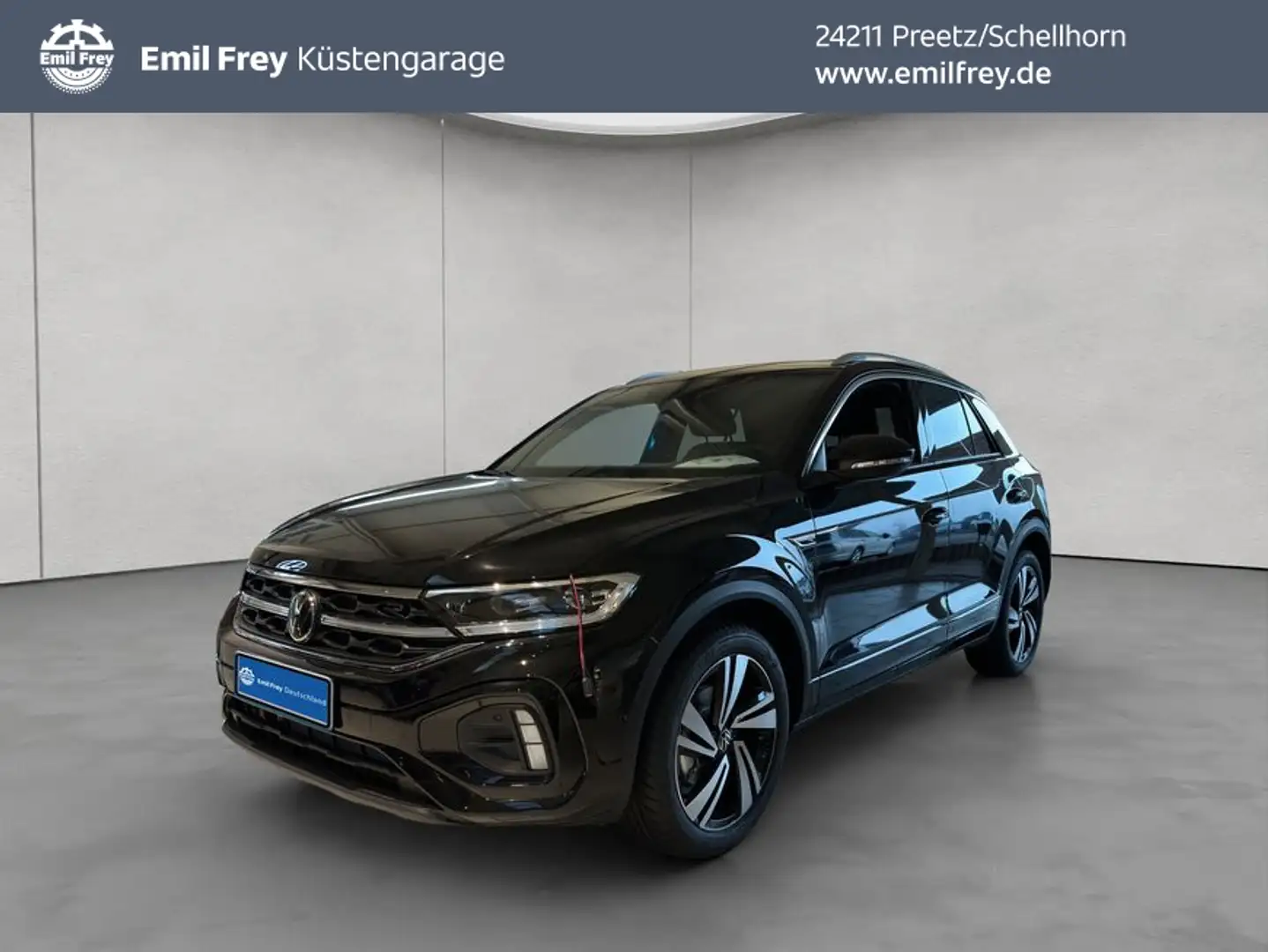 Volkswagen T-Roc 1.5 TSI R-Line DSG AHK Navi RFK ACC LED Noir - 1