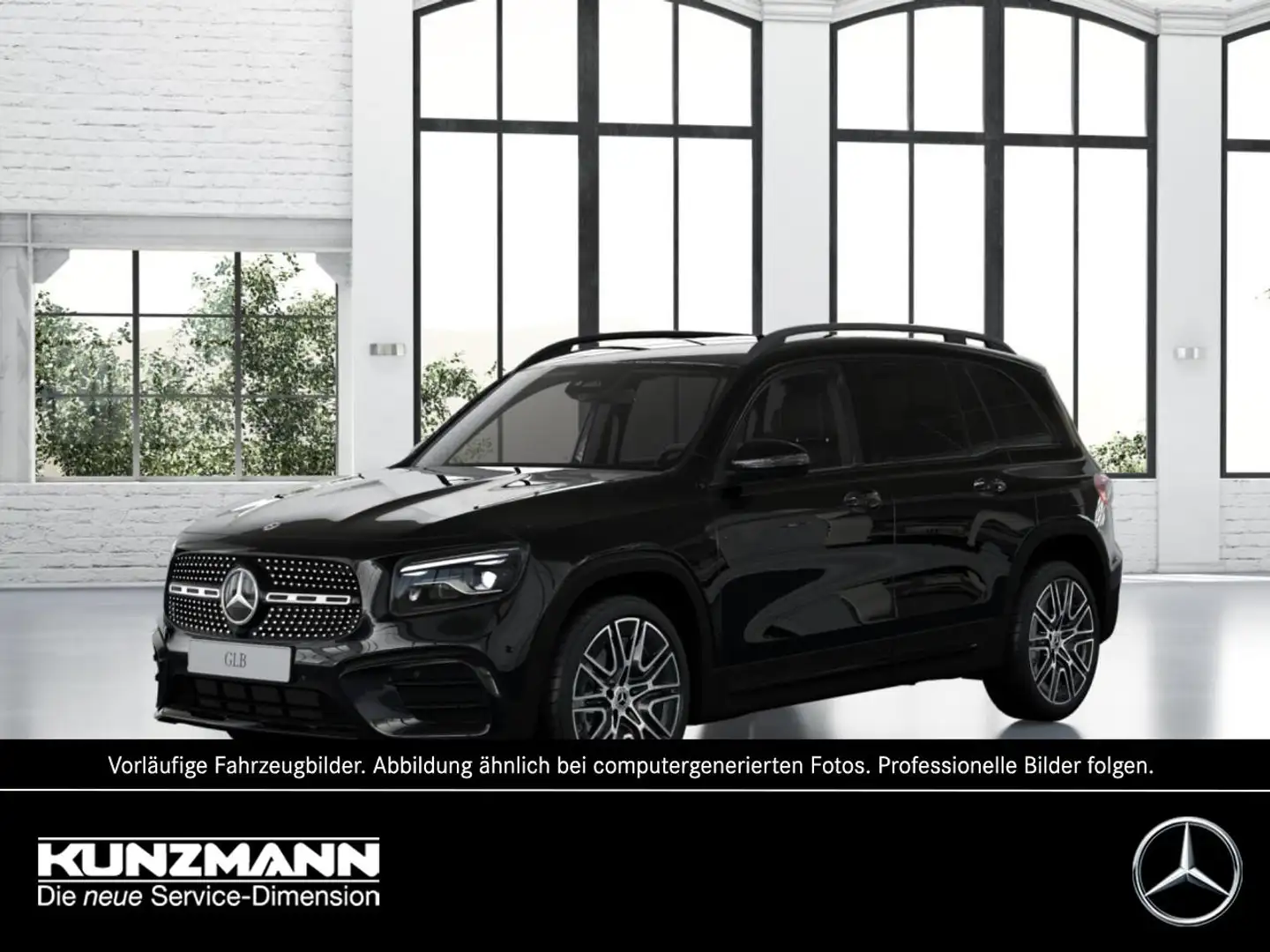 Mercedes-Benz GLB 200 AMG Night 360° AHK Easy Pack 7-Sitzer Schwarz - 1