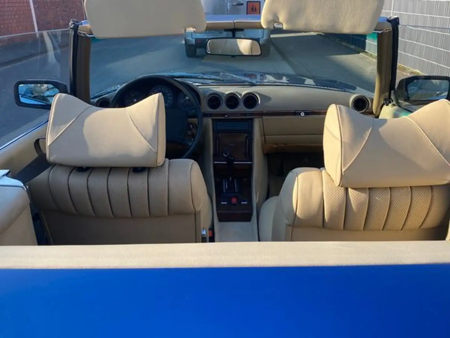 Mercedes-Benz SL 450 450 SL Magnetitblaumet / Beige neu/3 Hand/Deutsc Niebieski - 1