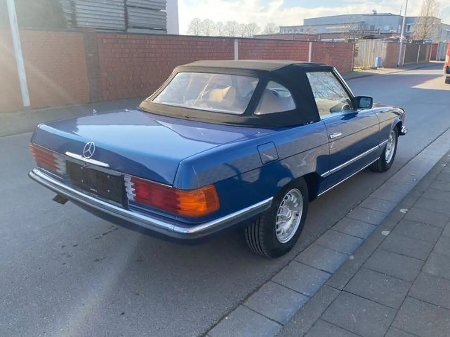 Mercedes-Benz SL 450 450 SL Magnetitblaumet / Beige neu/3 Hand/Deutsc Albastru - 2