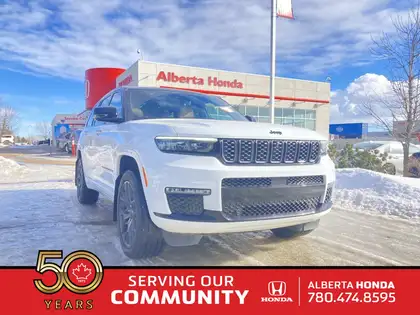 White 2024 Jeep Grand Cherokee L Summit Reserve 4WD SUV / Crossover Four-Wheel Drive 8-Speed Automatic