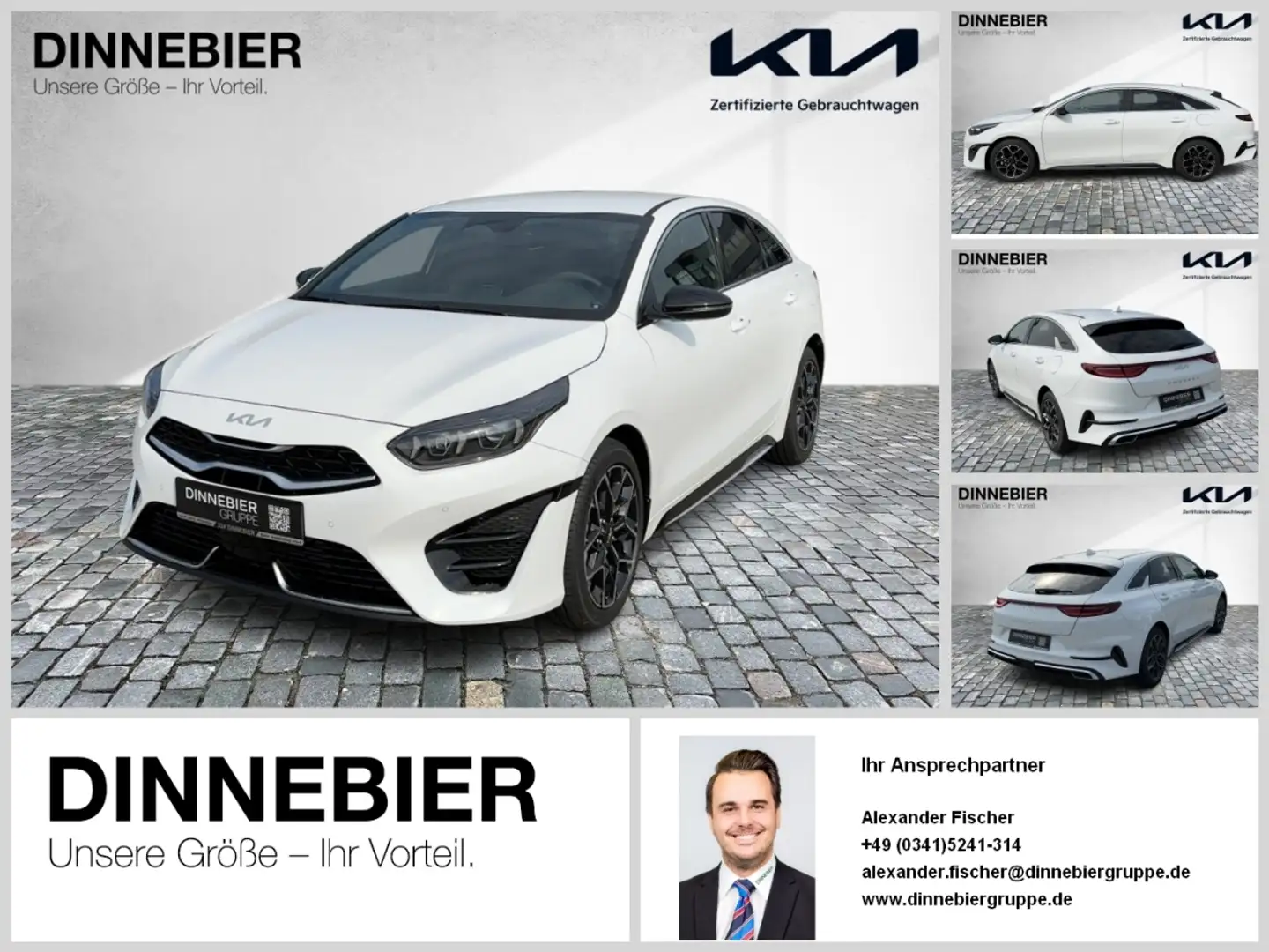 Kia ProCeed / pro_cee'd PROCEED GT-Line 1.5T LED+Kamera+Navi+SHZ Blanco - 1