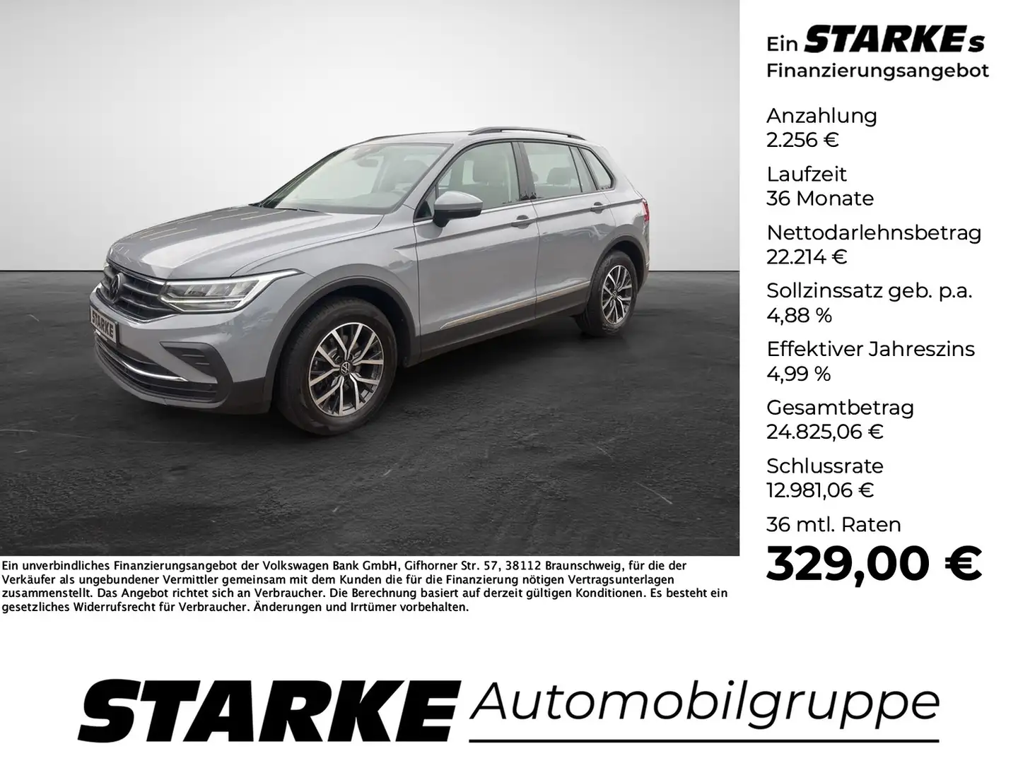 Volkswagen Tiguan 2.0 TDI DSG Life Grau - 1