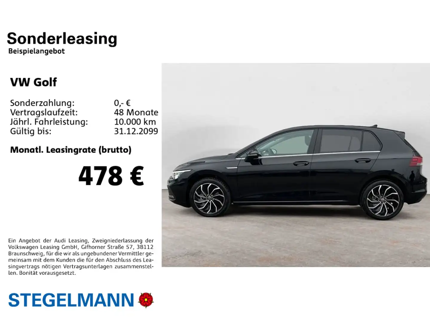 Volkswagen Golf VIII 2.0 TDI DSG Style *LED*Navi*ACC* Schwarz - 2
