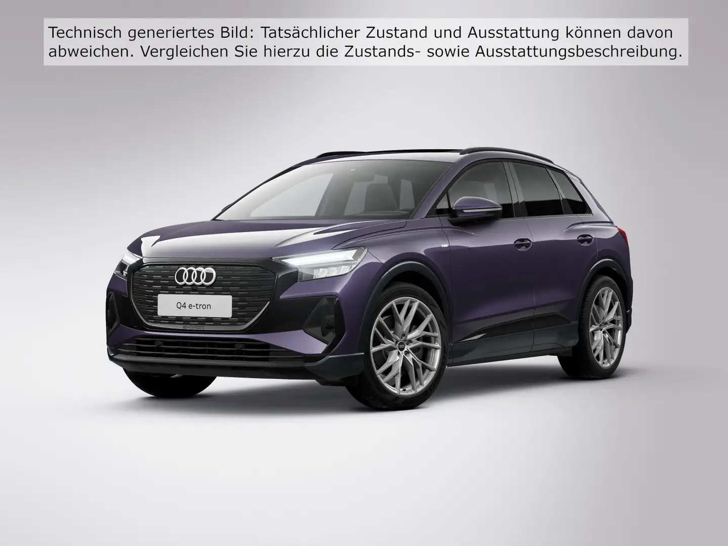 Audi Q4 e-tron Q4 45e-tron S-Line 21 AHK HuD NAVI PANO RFK WÄPU Violett - 2