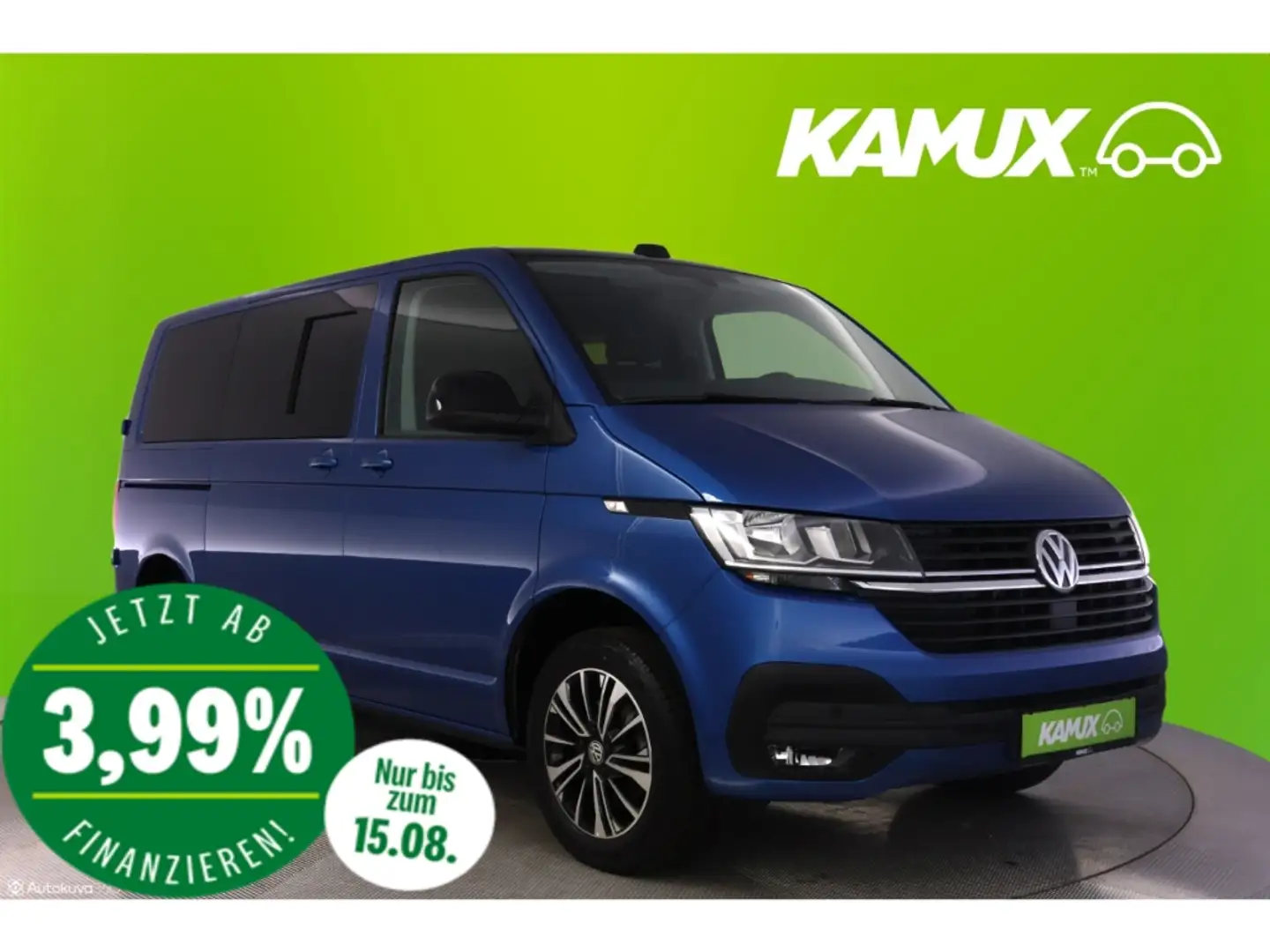 Volkswagen T6.1 Multivan 2.0TDI Wohnmobil+NAVI+AHK+PDC Modrá - 1