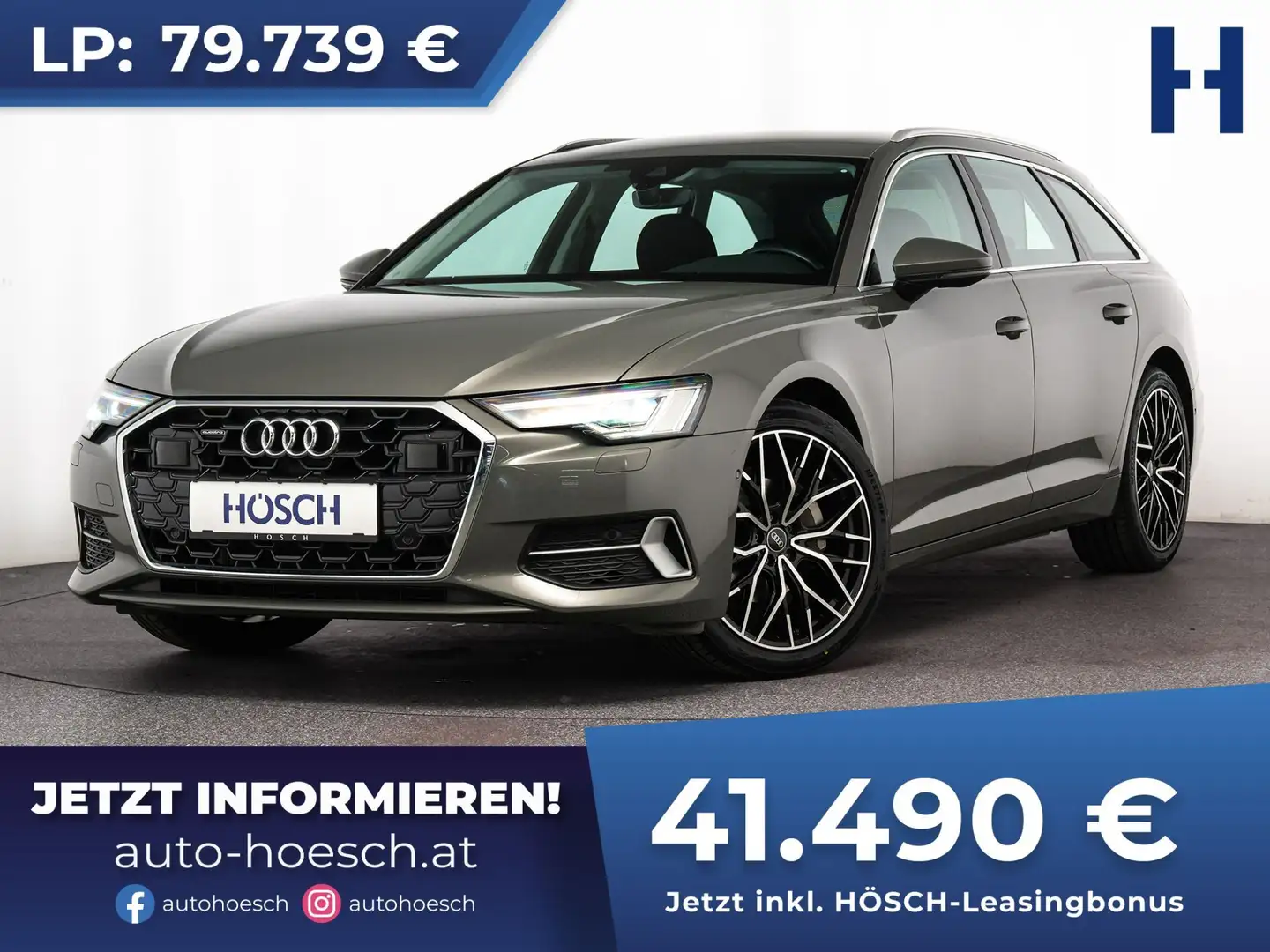 Audi A6 Avant 40 TDI quattro Adv. FACELIFT AHK ASSISTENZ Grau - 1