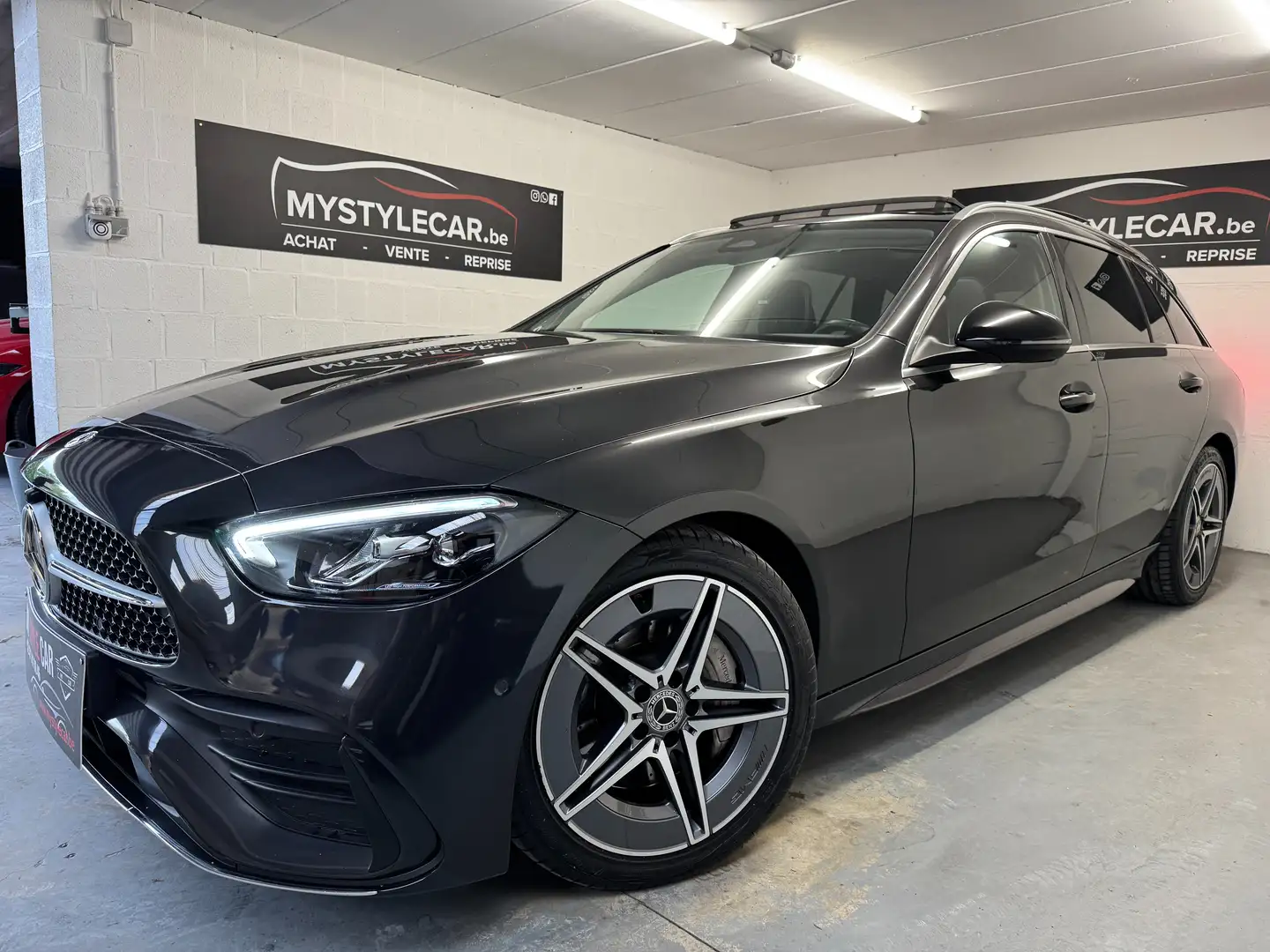 Mercedes-Benz C 220 C Break 220 d AMG Line, AUTO, FULL, GARANTIE 1AN Grijs - 1