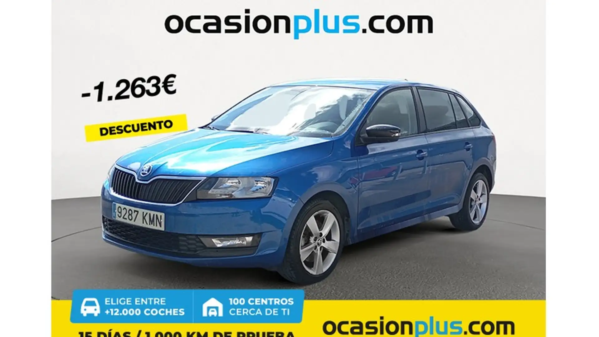 Skoda Rapid/Spaceback 1.4 TSI Like DSG Azul - 1