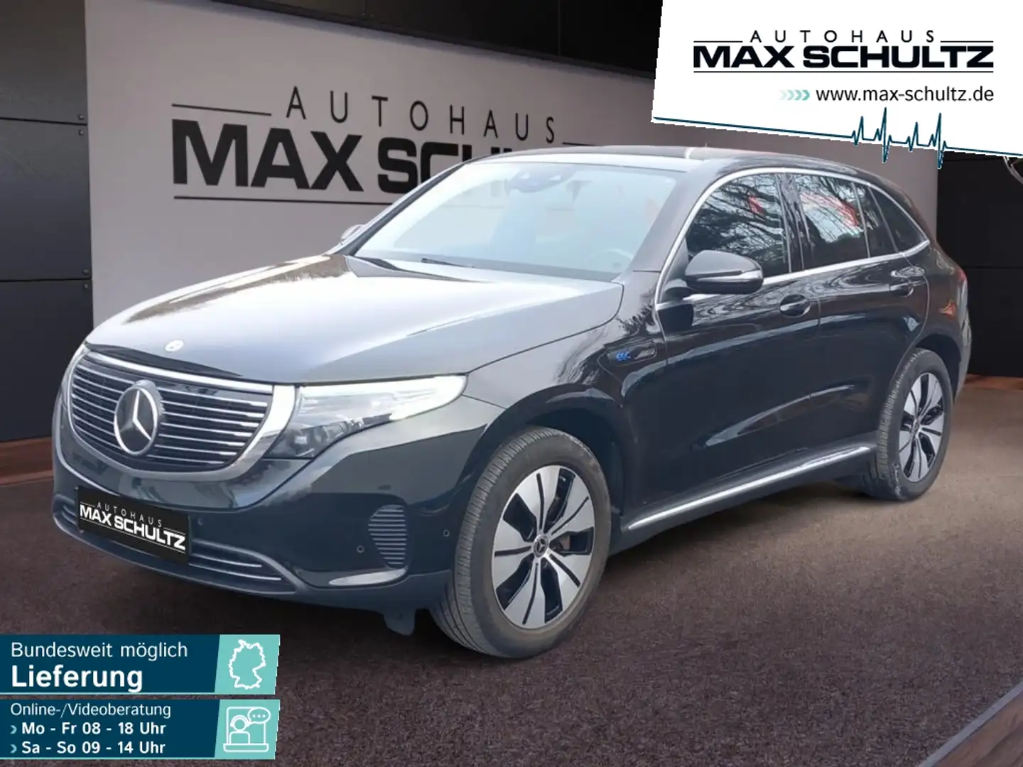 Mercedes-Benz EQC 400 4MATIC Service+ Nav*SpurW*RFK*PDC*EASY-P Schwarz - 1