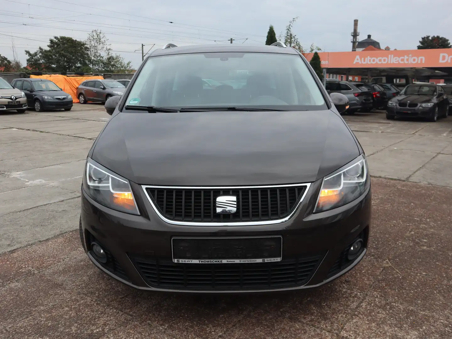 SEAT Alhambra Style 2,0 Ltr.-103 kW TDI Brun - 2