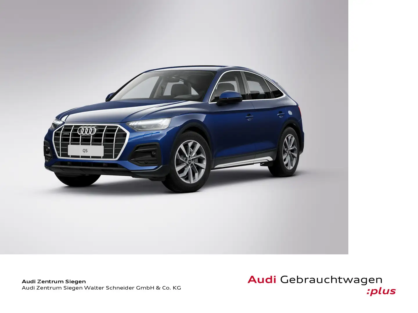Audi Q5 50 TDI quattro advanced Pano Matrix Blau - 1