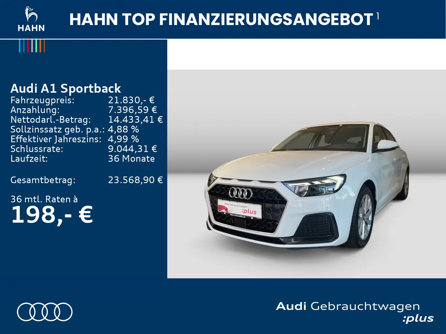 Audi A1 30TFSI 6-Gang LED Carplay CAM Virtu Weiß - 2