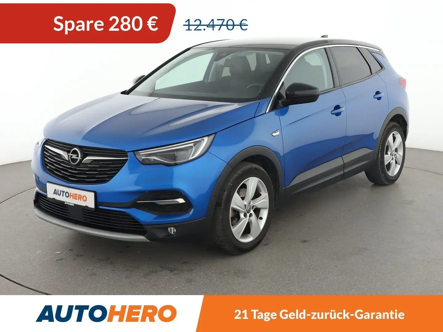 Opel Grandland X 1.2 Turbo Innovation *NAVI*BI-LED*TEMPO*CAM*PDC* Blau - 1