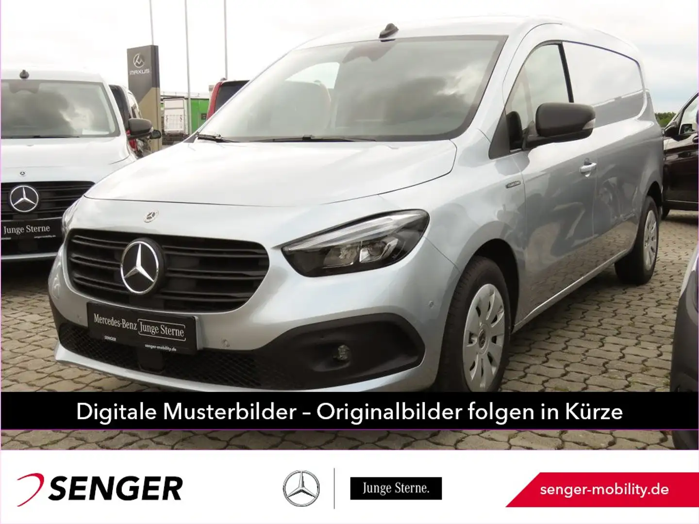 Mercedes-Benz eCitan Kasten Pro lang MBUX LED Kamera Navi AHK Argent - 1