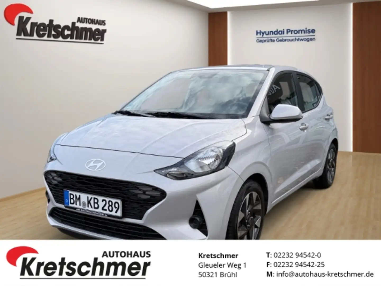 Hyundai i10 Trend 1.2 AUTOMATIK Komfort Paket*Navi*SHZ*LHZ*PDC Grau - 1