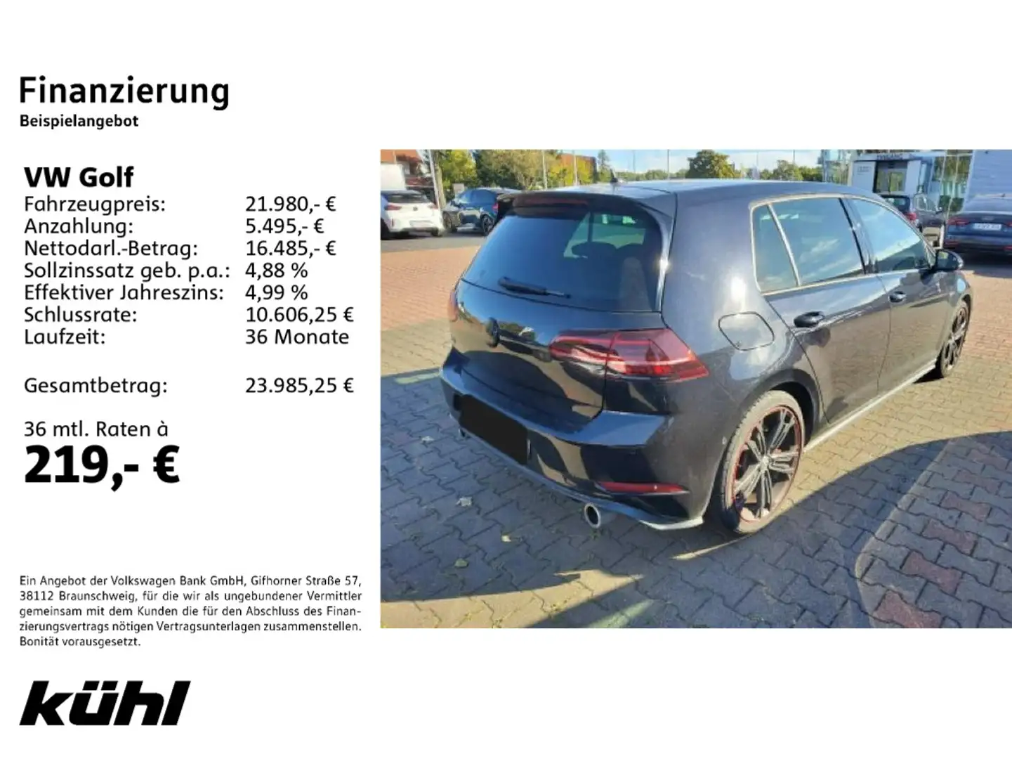 Volkswagen Golf GTI Golf 7 VII GTI 2.0 TSI DSG Performance LED/ACC/D Schwarz - 2
