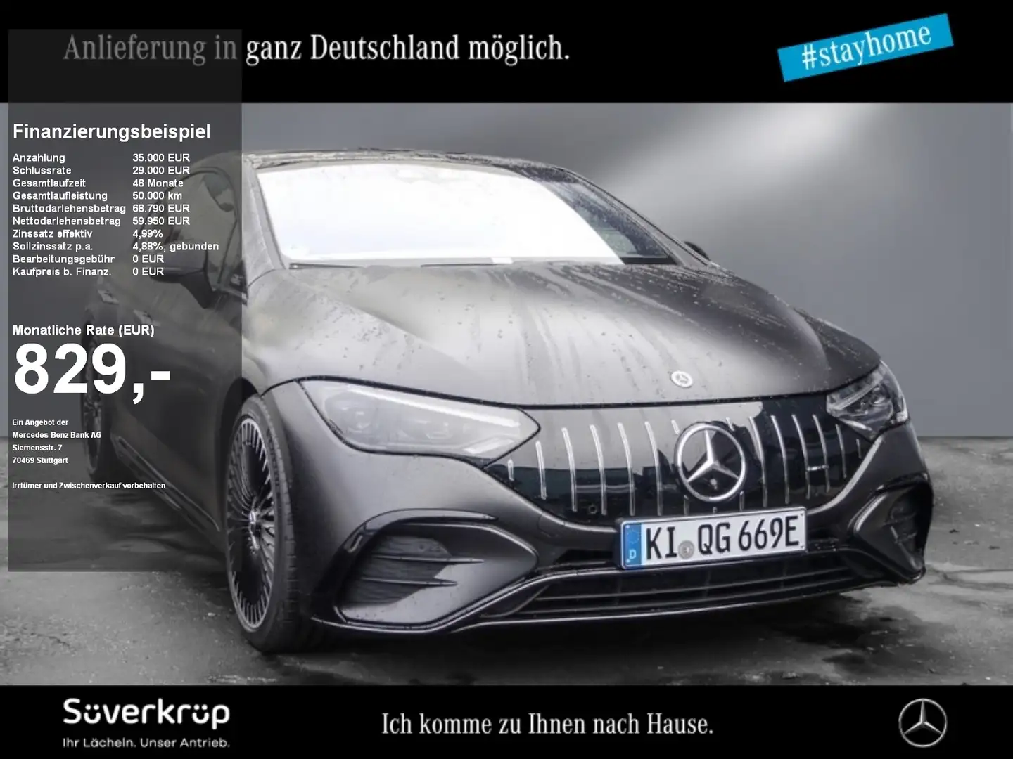 Mercedes-Benz EQE 43 AMG 4M Grau - 1