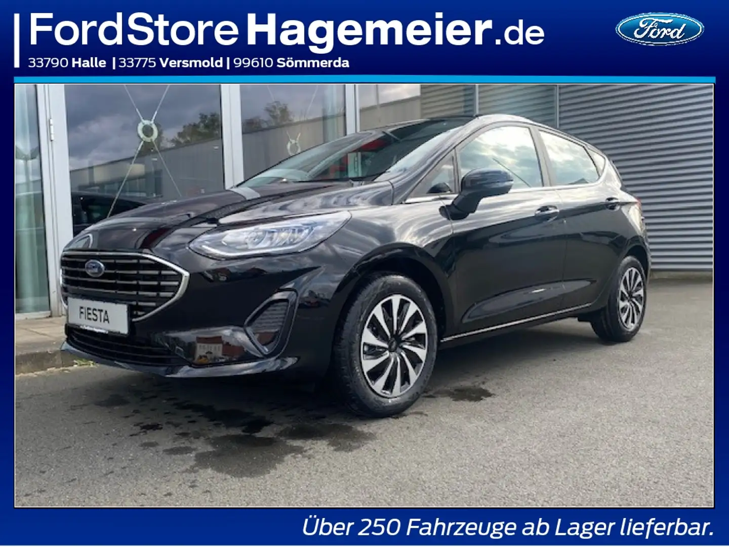 Ford Fiesta 1.1 S&S TITANIUM (JHH) Schwarz - 1
