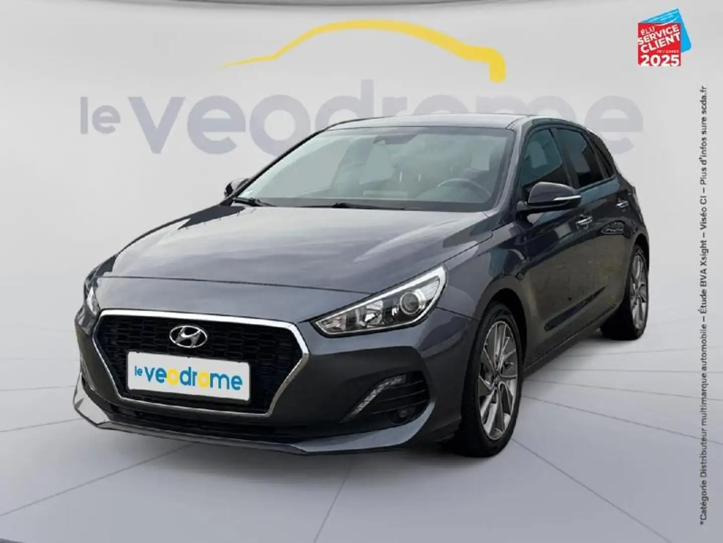 Hyundai i30 1.0 T-GDi 120ch Edition Mondial Gris - 1